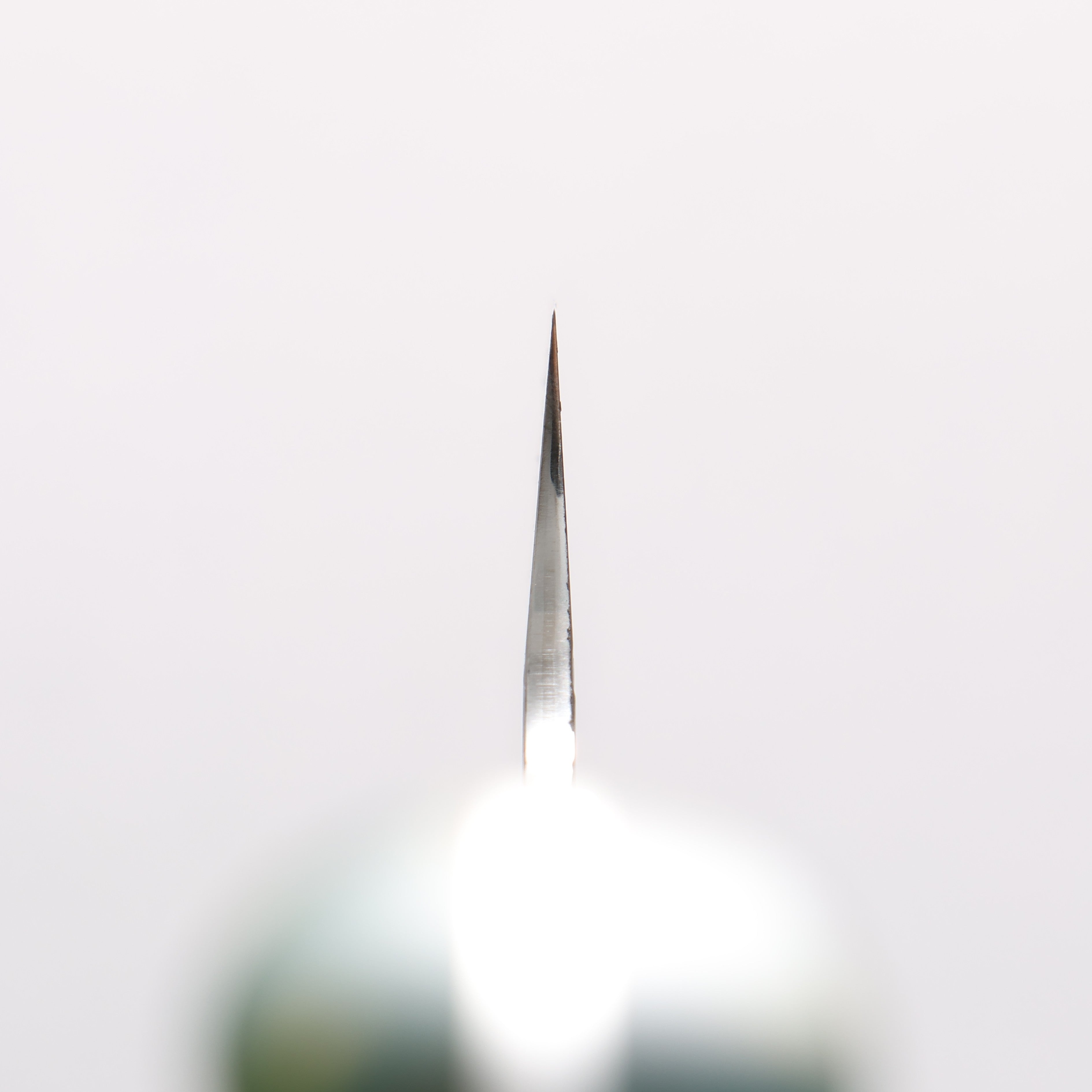 Yu Kurosaki Fujin SG2 Hammered Damascus Kiritsuke Sujihiki 240mm Green and Wood Pattern Acrylic Handle with Sheath - Seisuke Knife