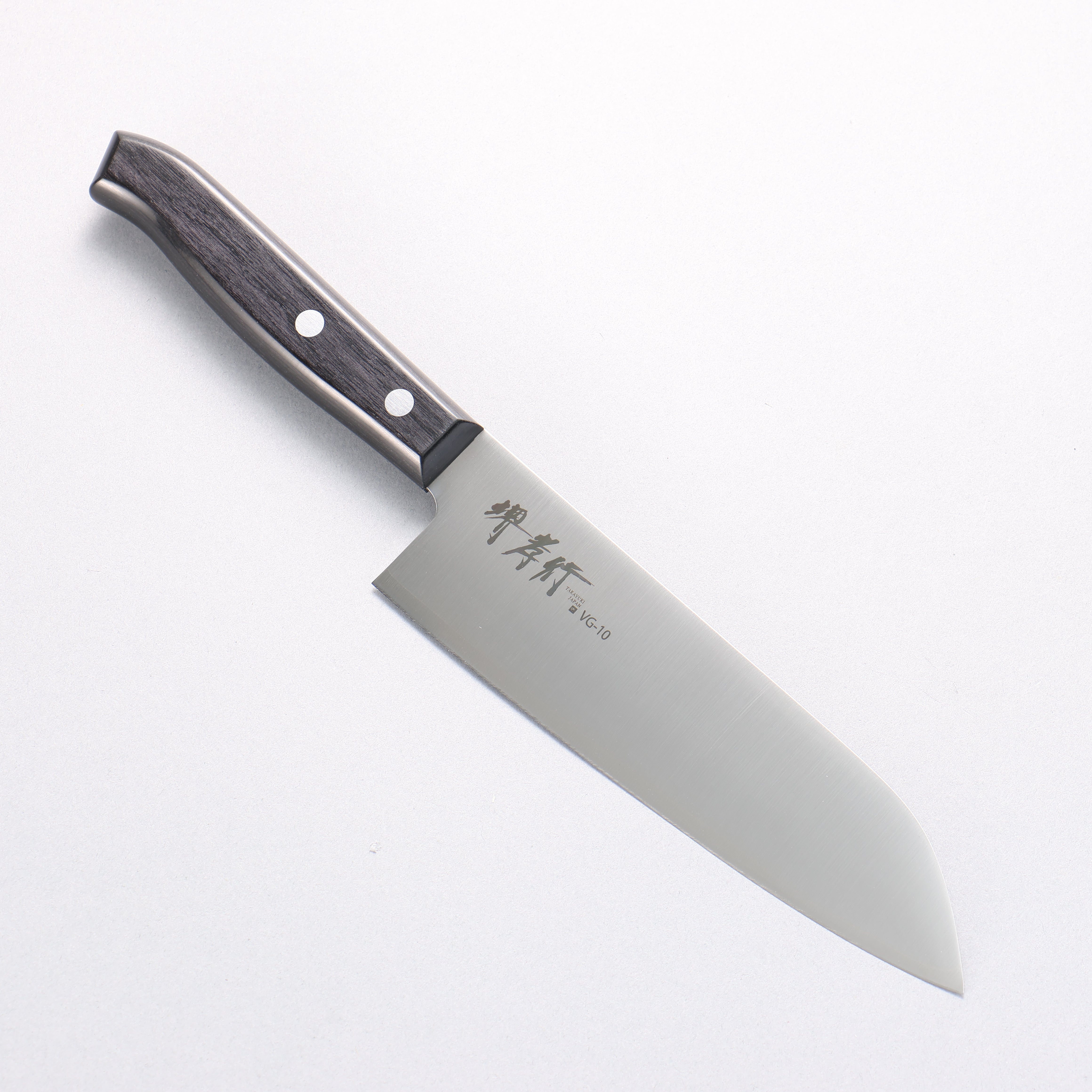 Sakai Takayuki Sumire VG10 Santoku 165mm Black Pakkawood Handle - Seisuke Knife