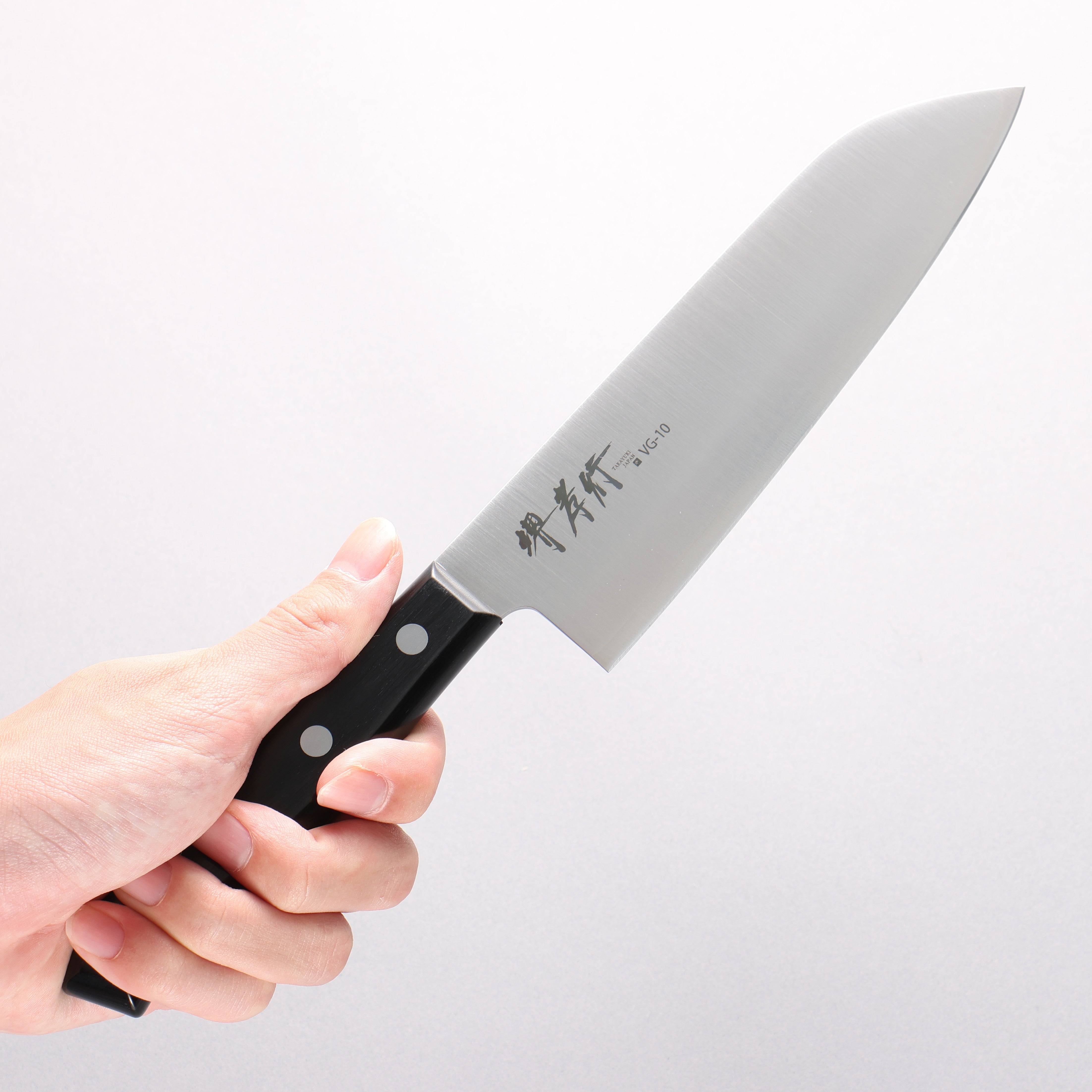 Sakai Takayuki Sumire VG10 Santoku 165mm Black Pakkawood Handle - Seisuke Knife