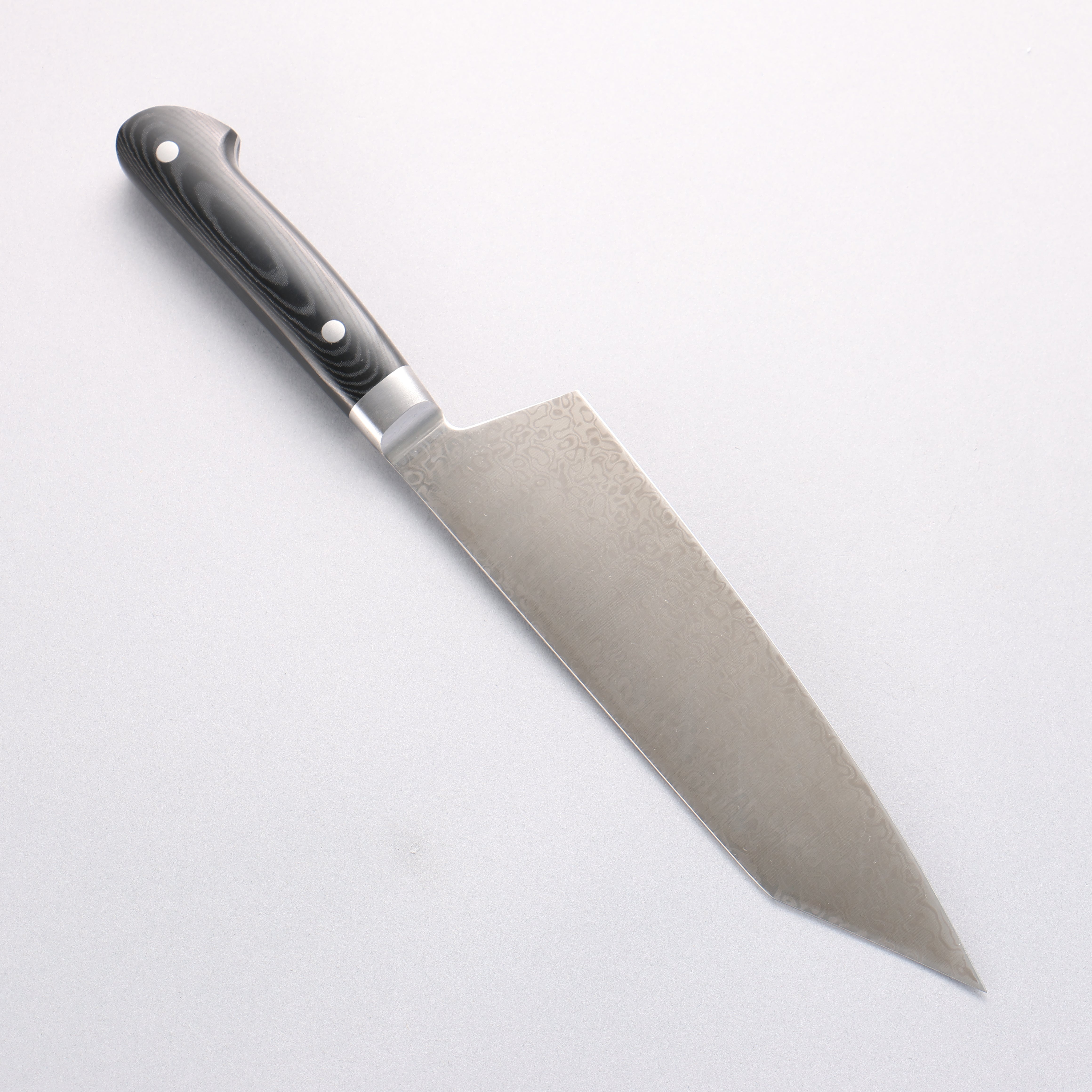 Sakai Takayuki Coreless Damascus Kengata Gyuto 190mm Black Micarta Handle - Seisuke Knife