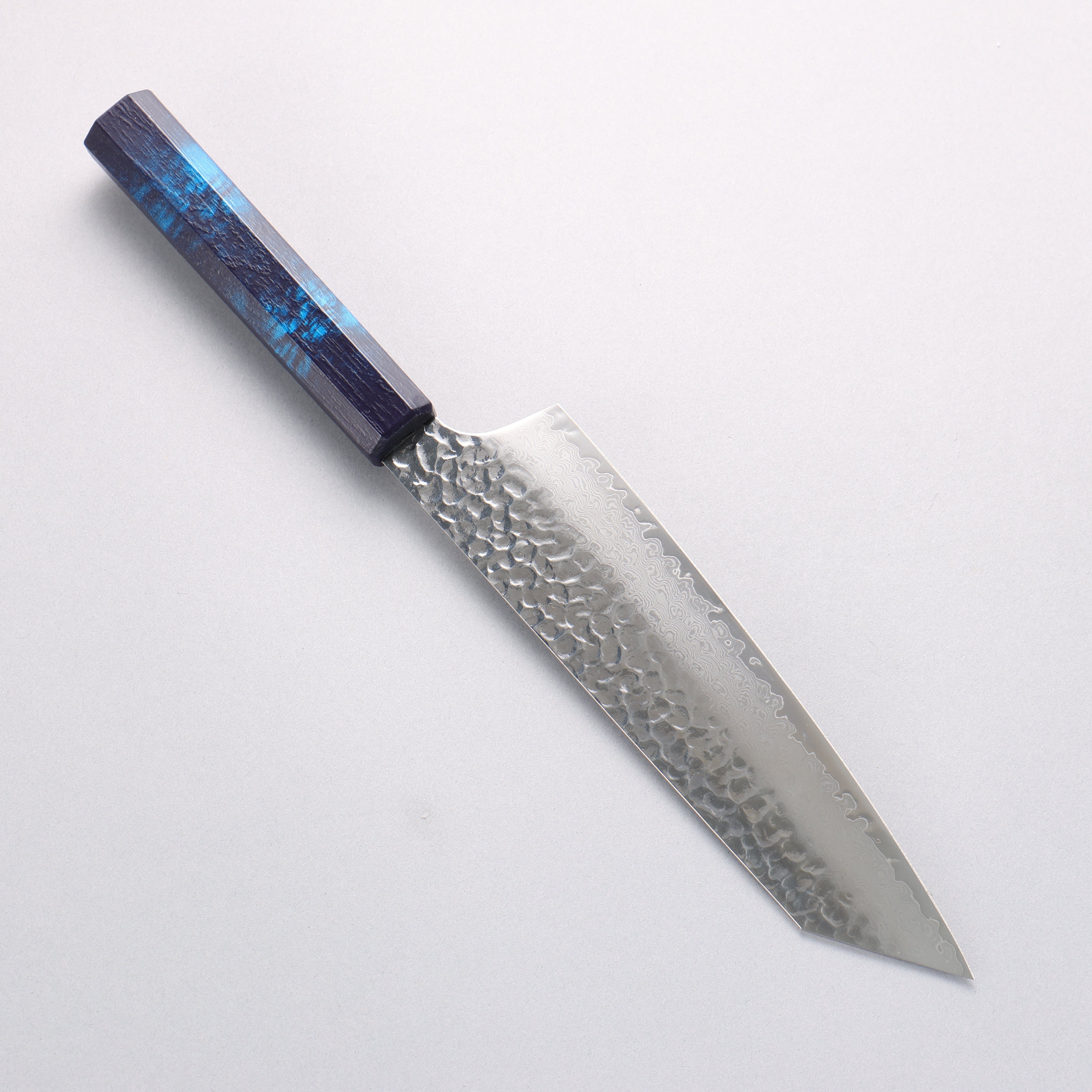 Sakai Takayuki Nanairo VG10 33 Layer Kengata Gyuto 190mm Turquoise Tortoiseshell ABS Resin Handle - Seisuke Knife