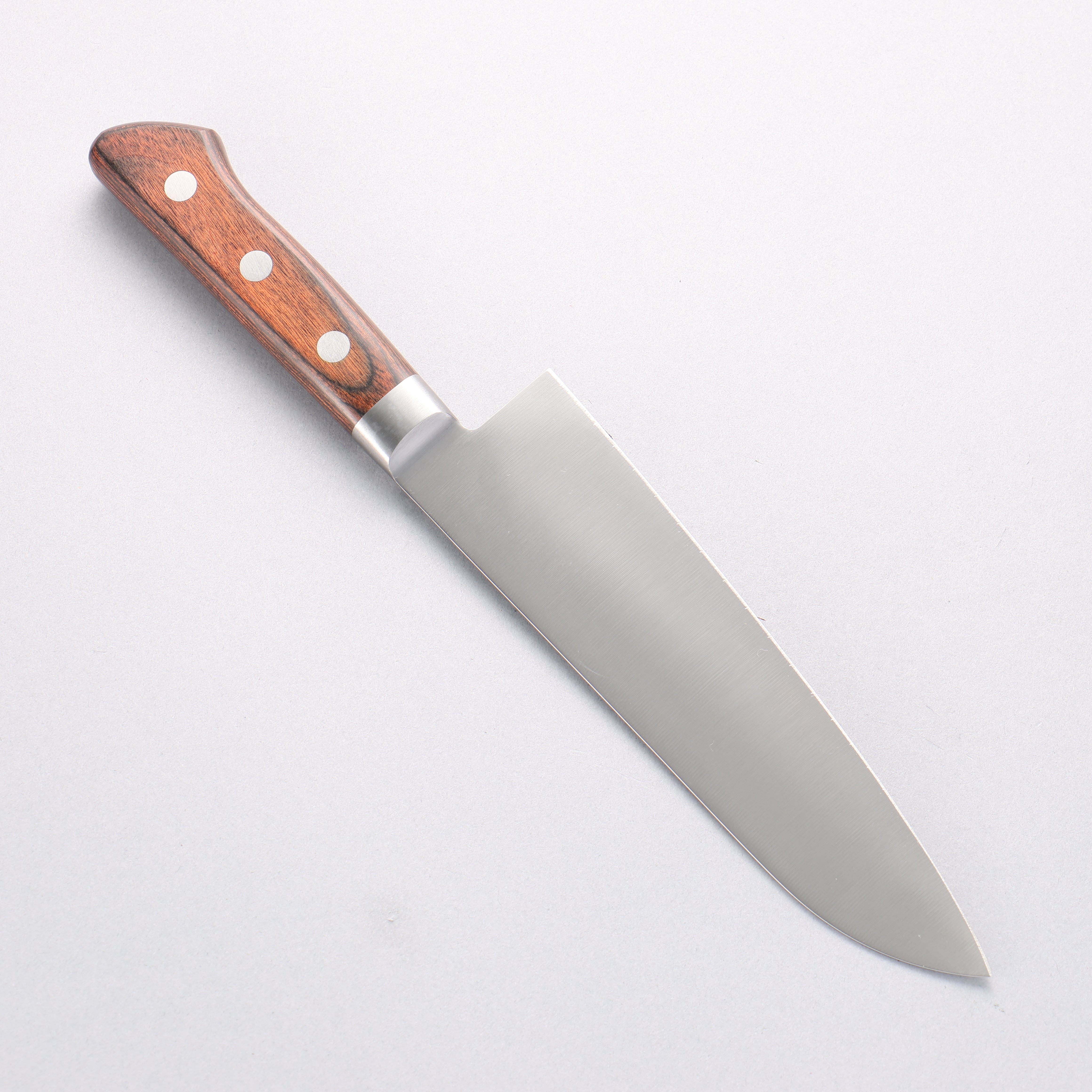 Sakai Takayuki Honyaki Blue Steel No.2 Japanese Chef's Santoku Knife 180mm - Seisuke Knife