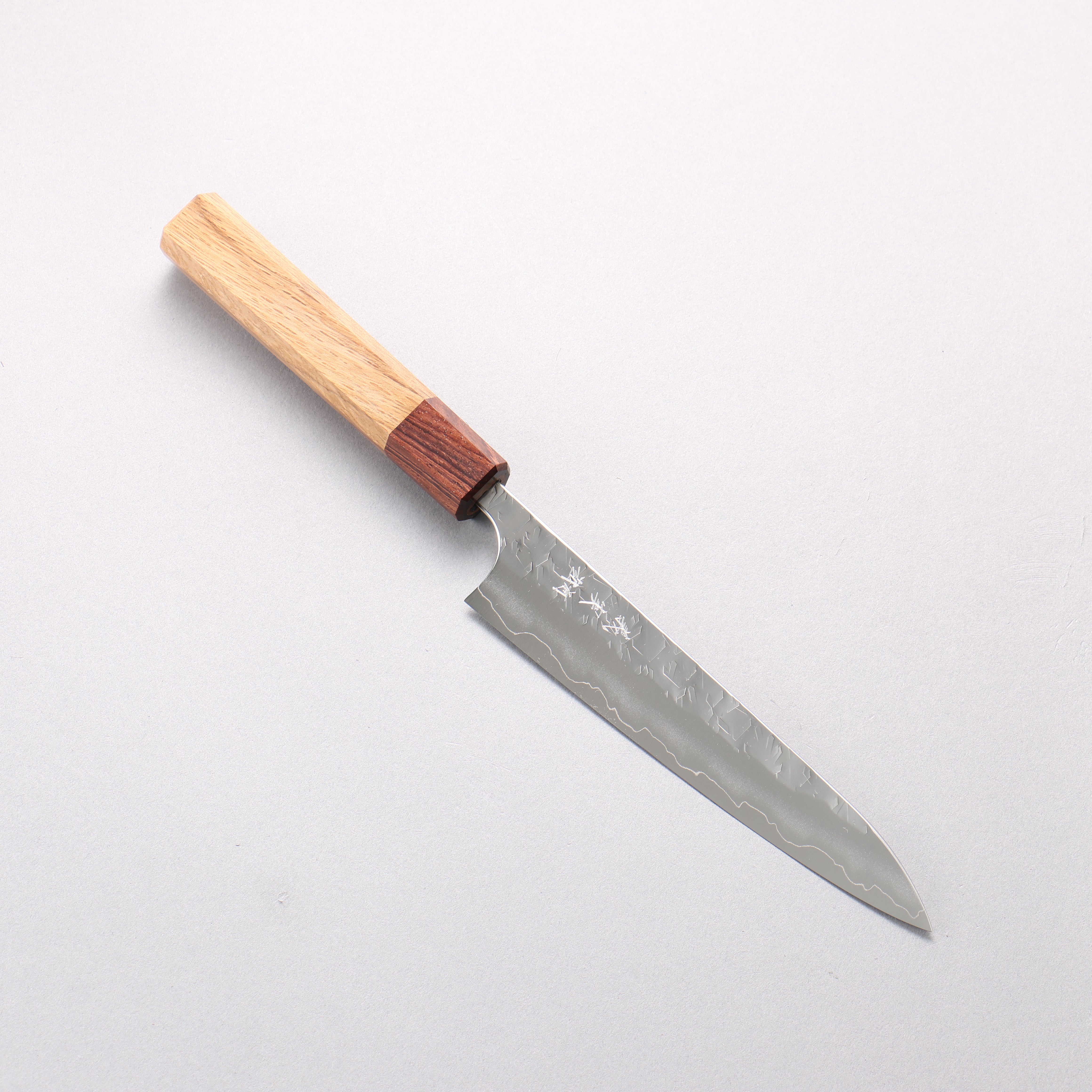 Yoshimi Kato Hyo SG2 Hammered Petty-Utility 150mm Oak (Ferrule: Rosewood) Handle - Seisuke Knife