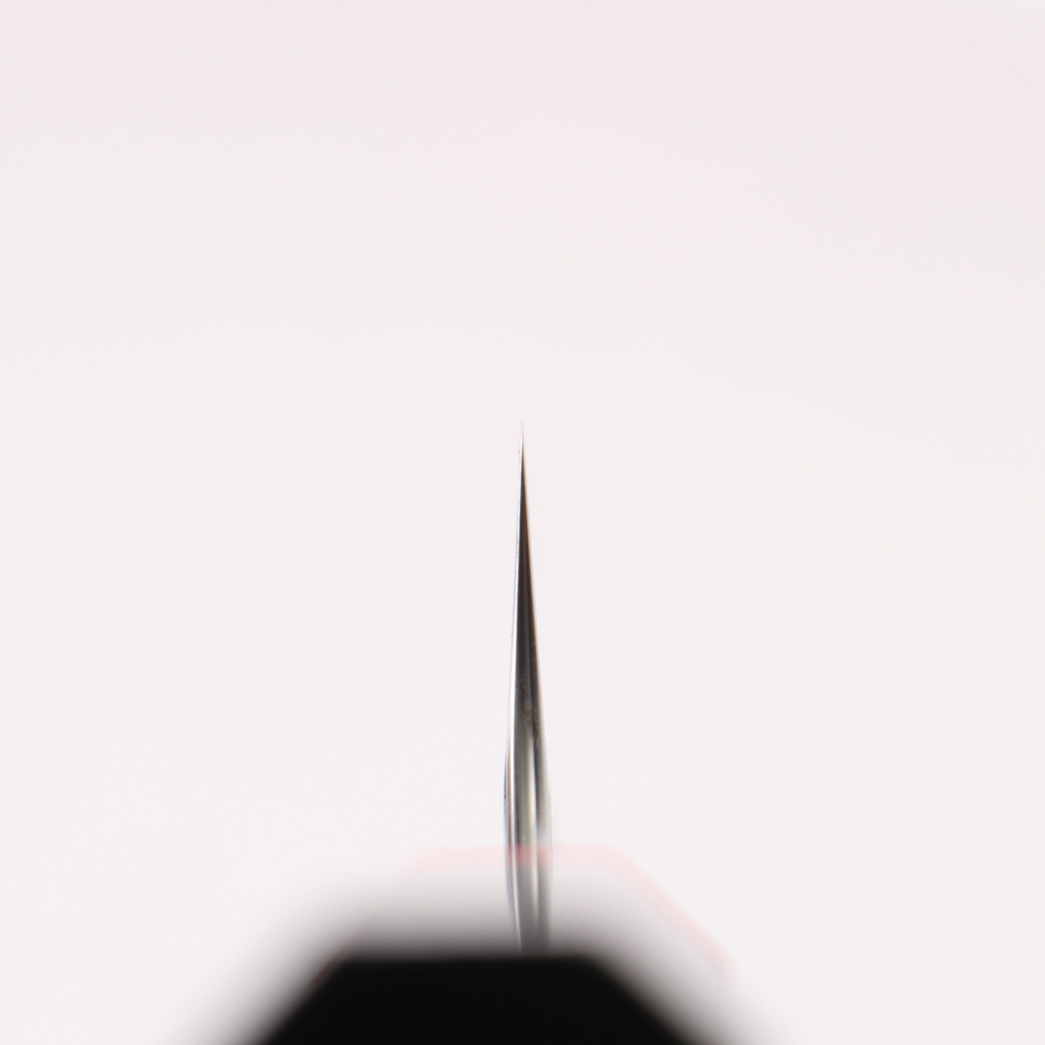 Yoshimi Kato SPG STRIX Hammered (V) Small Bunka 130mm Ebony (ferrule: Red Resin) Handle - Seisuke Knife