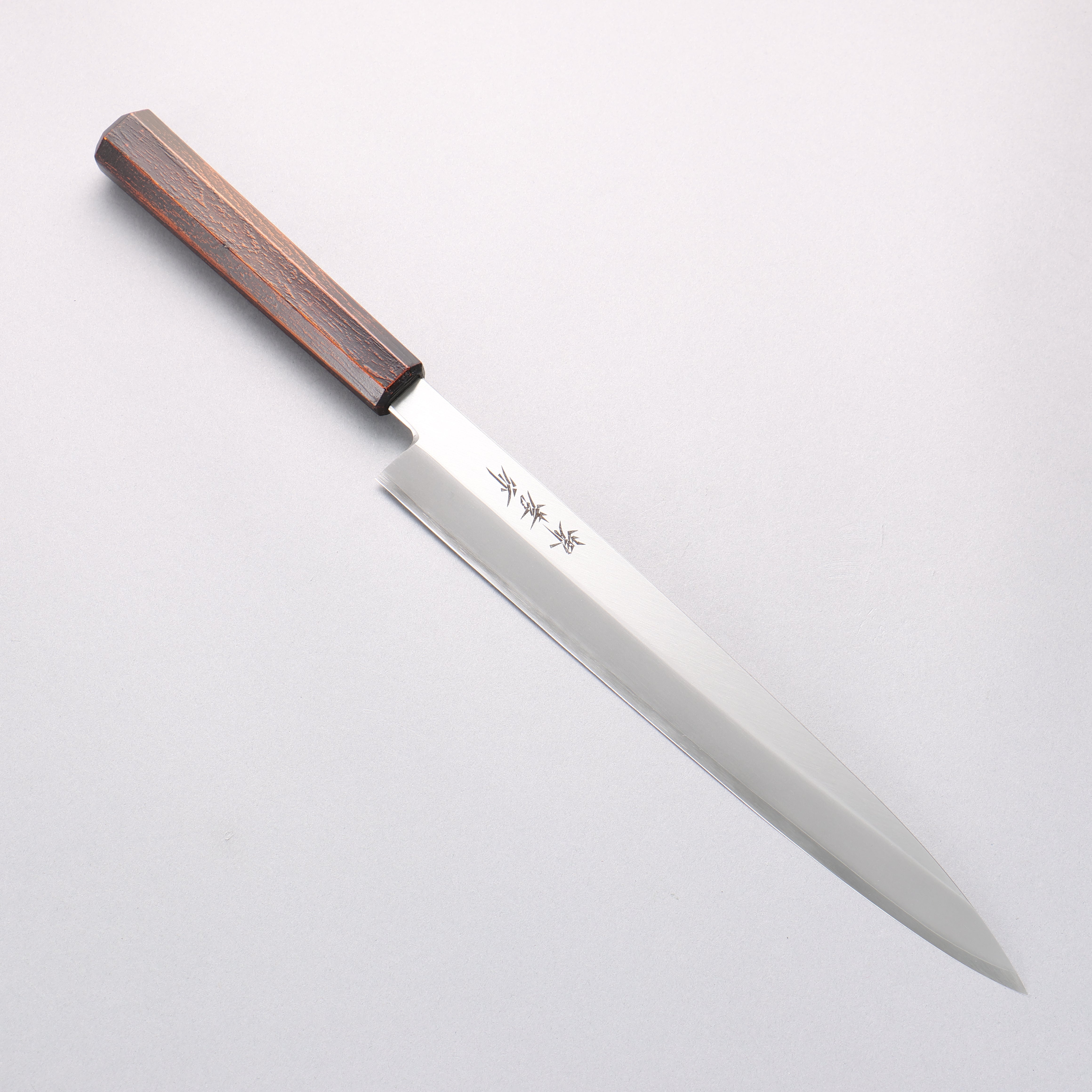 Sakai Takayuki Nanairo INOX Molybdenum Yanagiba 270mm with Retro Wood Grain ABS Resin Handle - Seisuke Knife