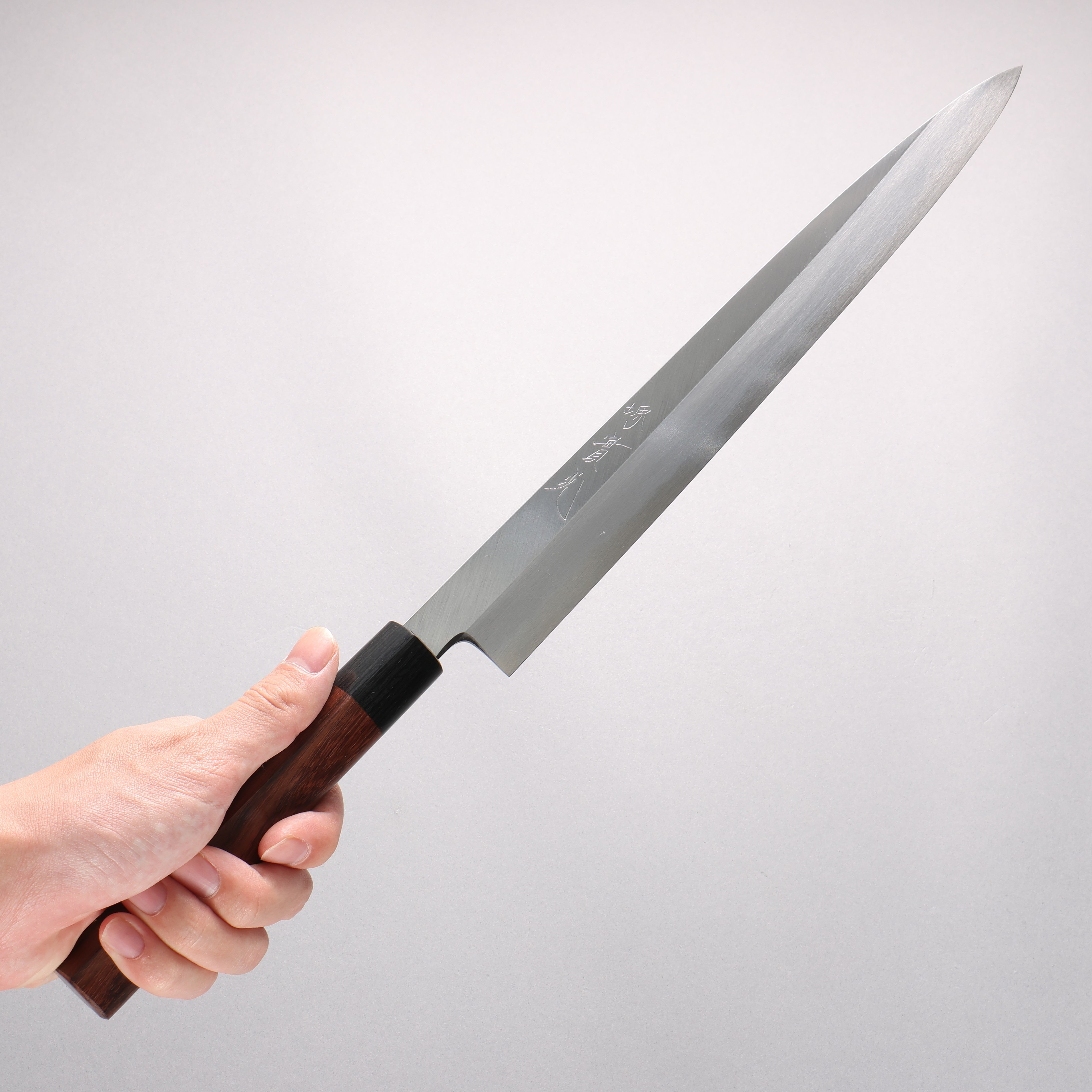 Jikko White Steel No.2 Yanagiba 300mm Shitan Handle - Seisuke Knife