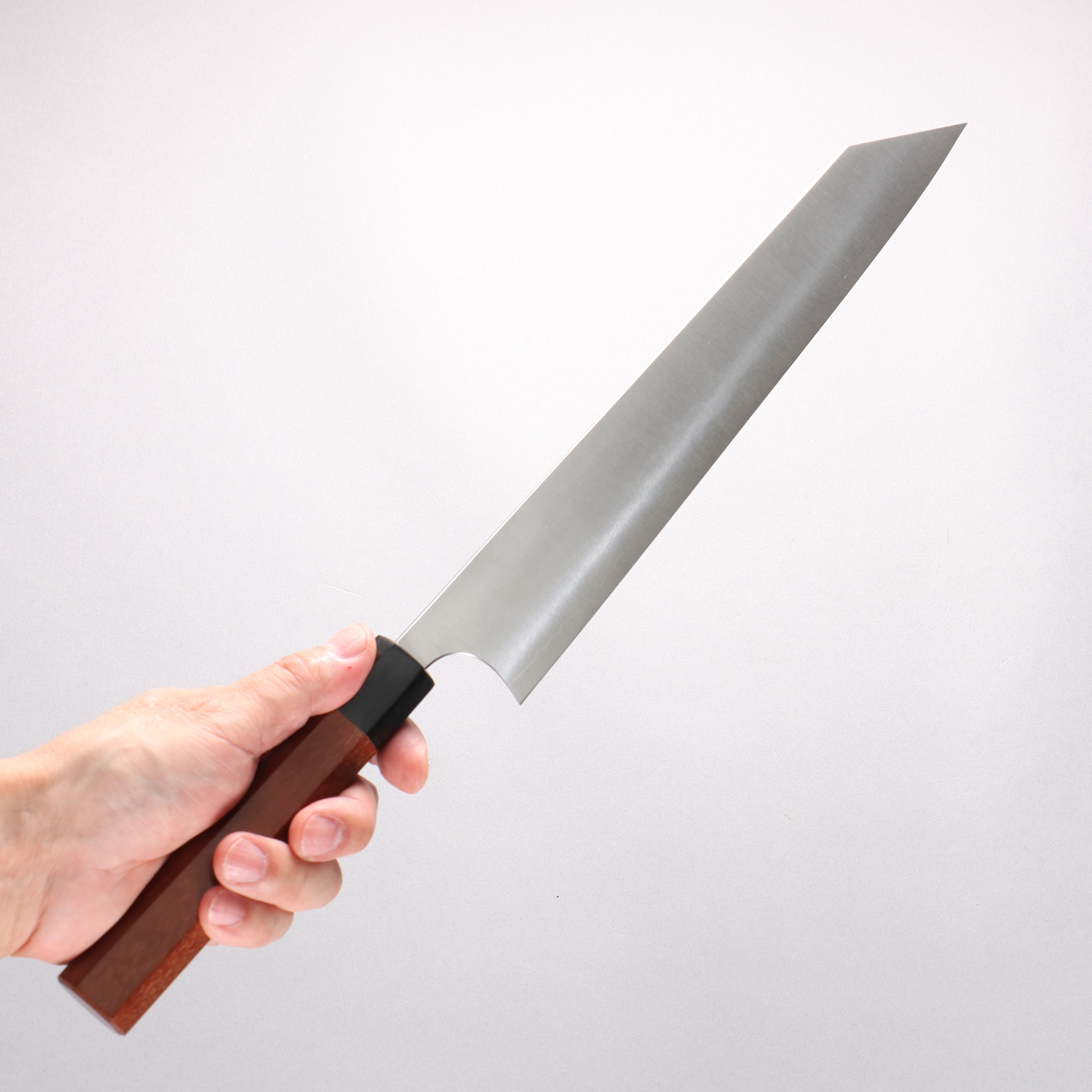Shibata Takayuki Koutetsu Blue Super Sujihiki 270mm Rosewood (Ferrule: Black Pakka Wood) Handle - Seisuke Knife