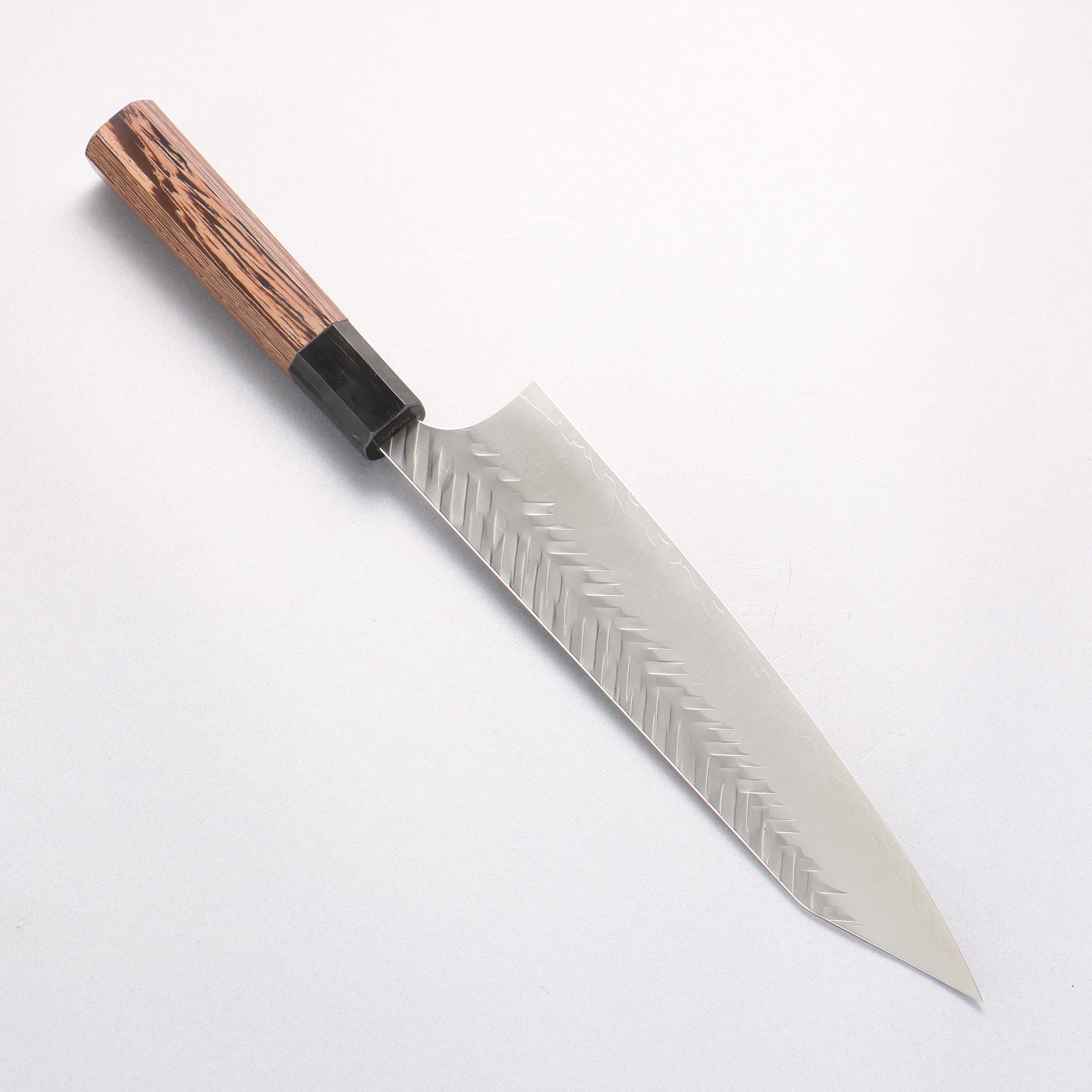 Yoshimi Kato SG2 Hammered (V) Kiritsuke Gyuto 210mm Wenge Handle - Seisuke Knife