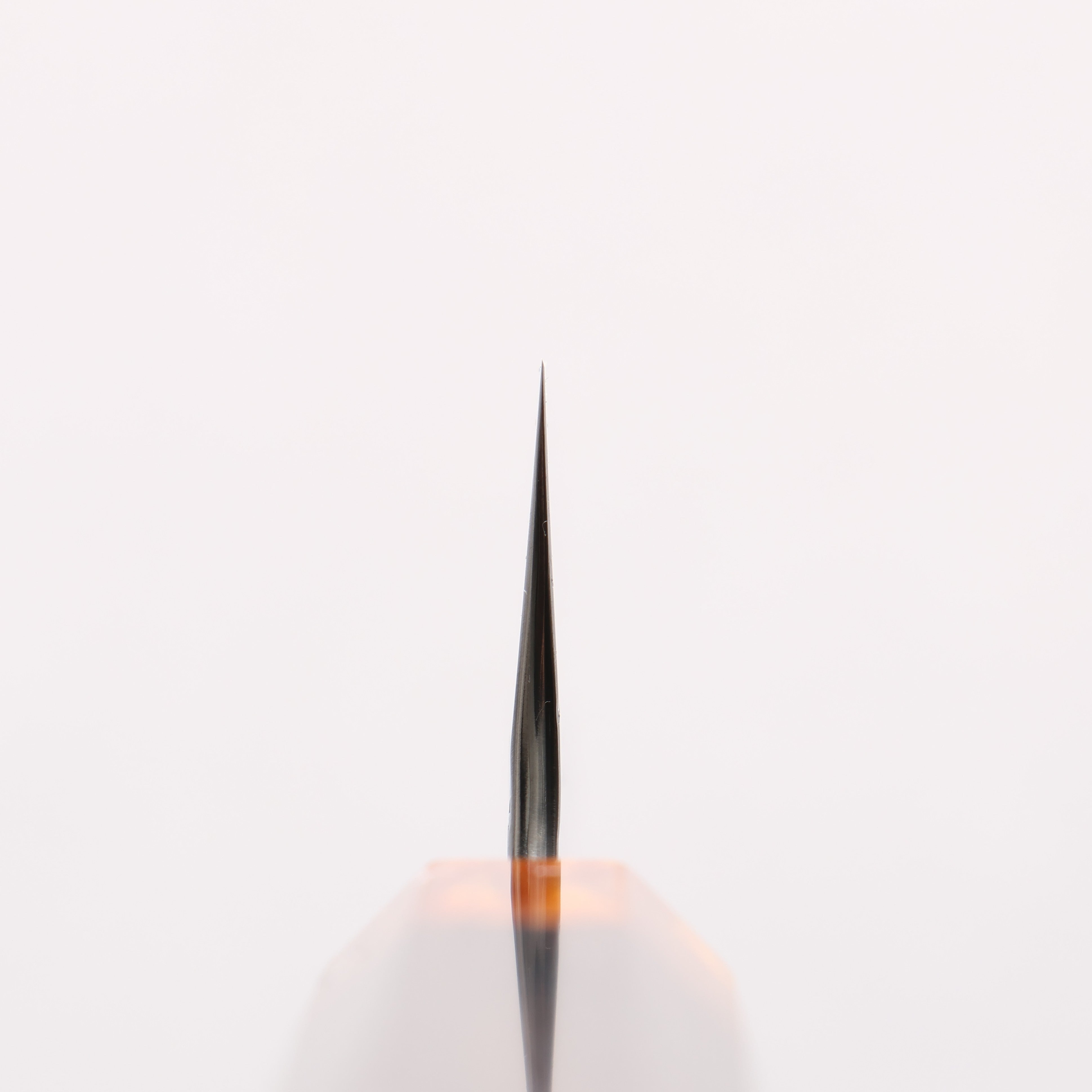 Yoshimi Kato Minamo SG2 Hammered Small Bunka 130mm Ebony (ferrule: Orange Resin) Handle - Seisuke Knife