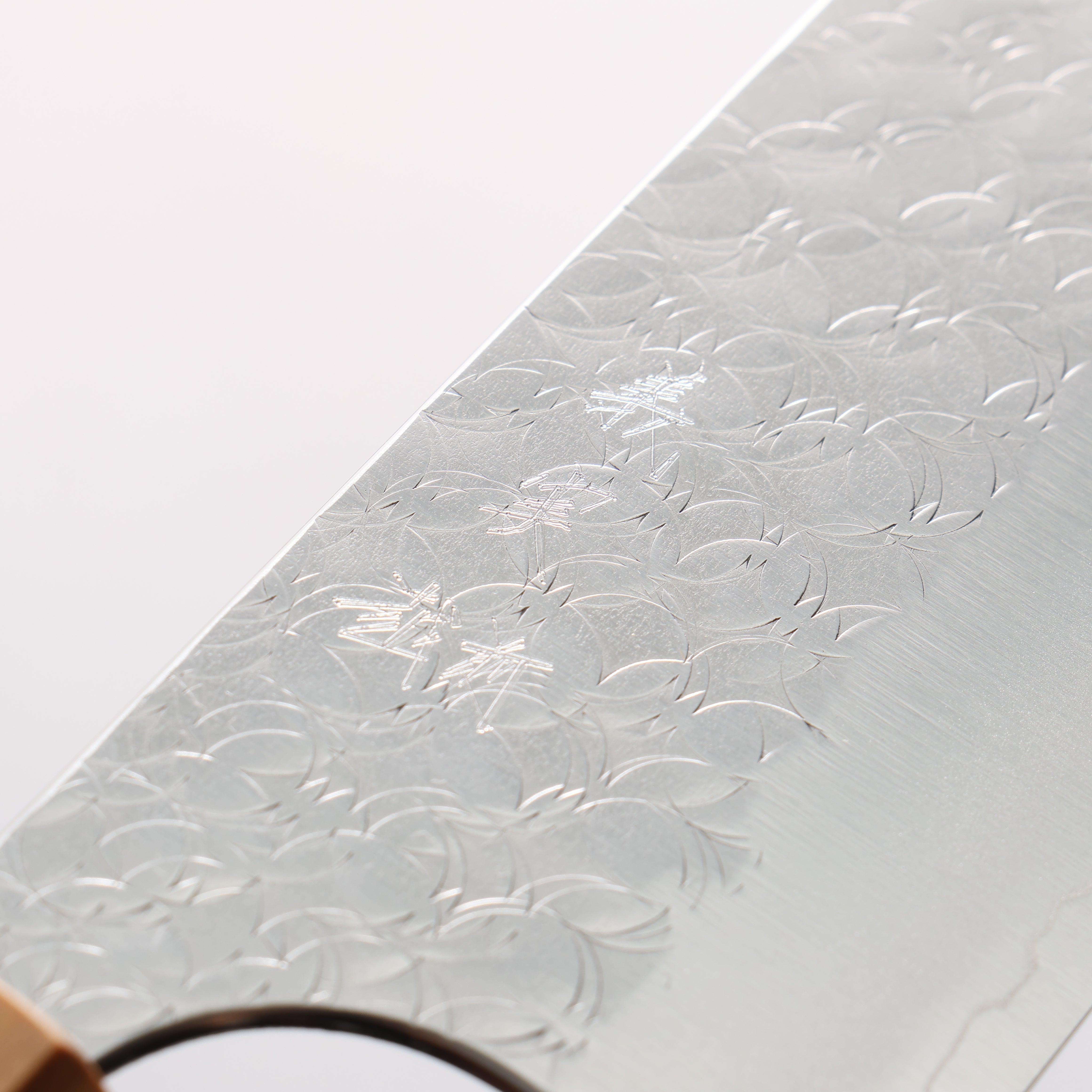 Yoshimi Kato Minamo SG2 Hammered Gyuto 210mm Olive tree Handle - Seisuke Knife