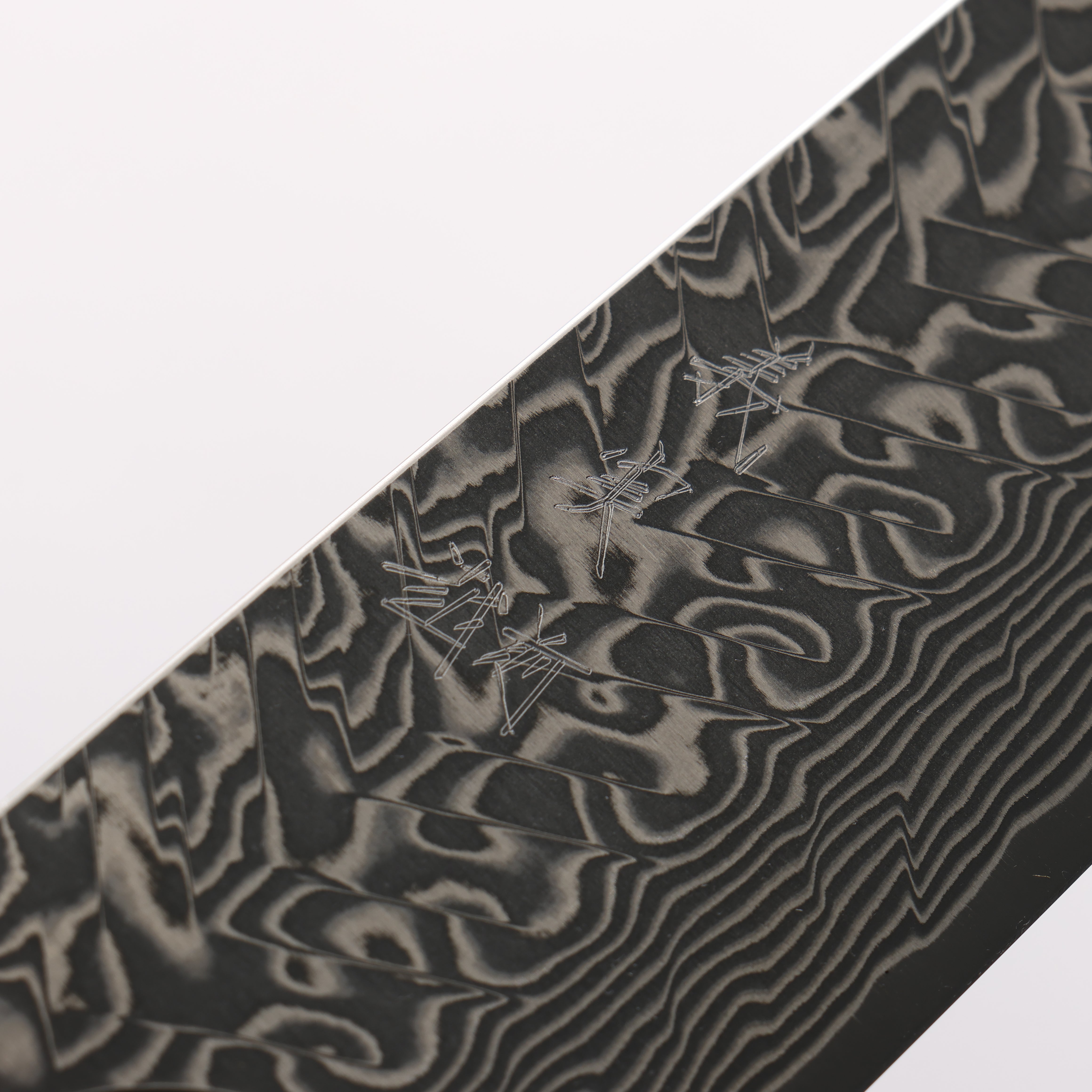 Yoshimi Kato SG2 Black Damascus Sujihiki 270mm Olive tree Handle - Seisuke Knife