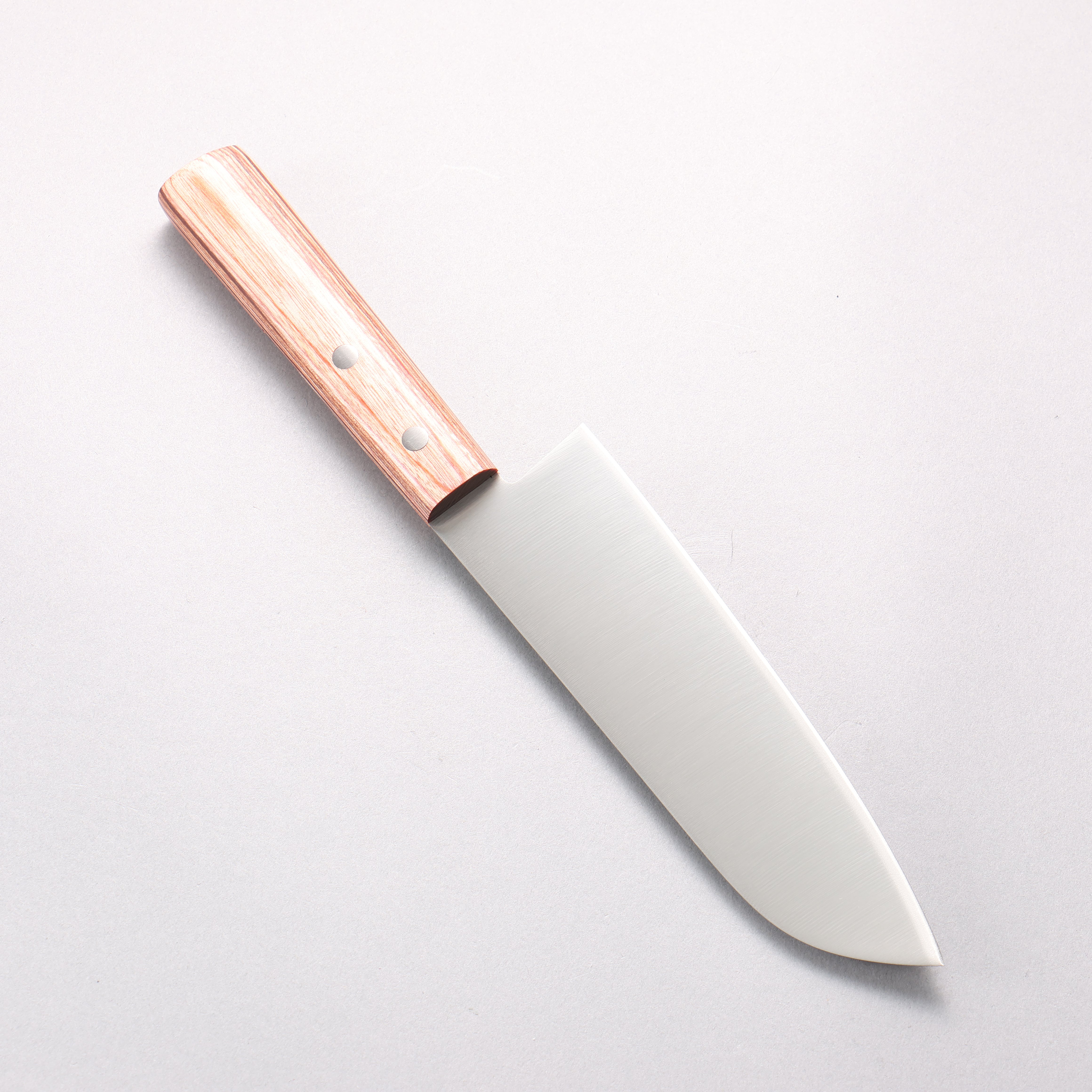 Kanetsune 555 Series DSR-1K6 Santoku 165mm Red Pakka wood Handle - Seisuke Knife