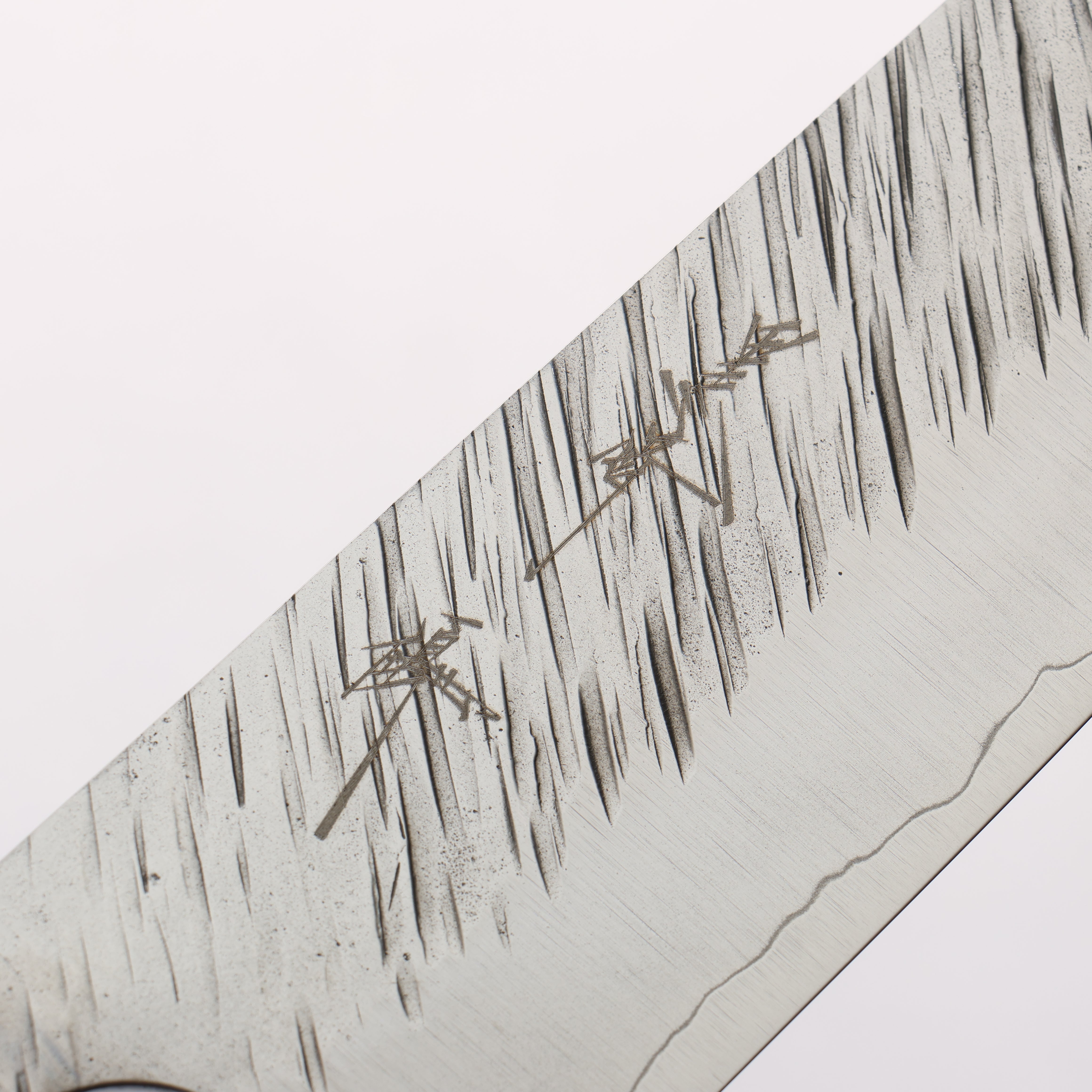 Yu Kurosaki Fujin SG2 Hammered Santoku 170mm Snakewood & Double Marbled Horn Handle - Seisuke Knife