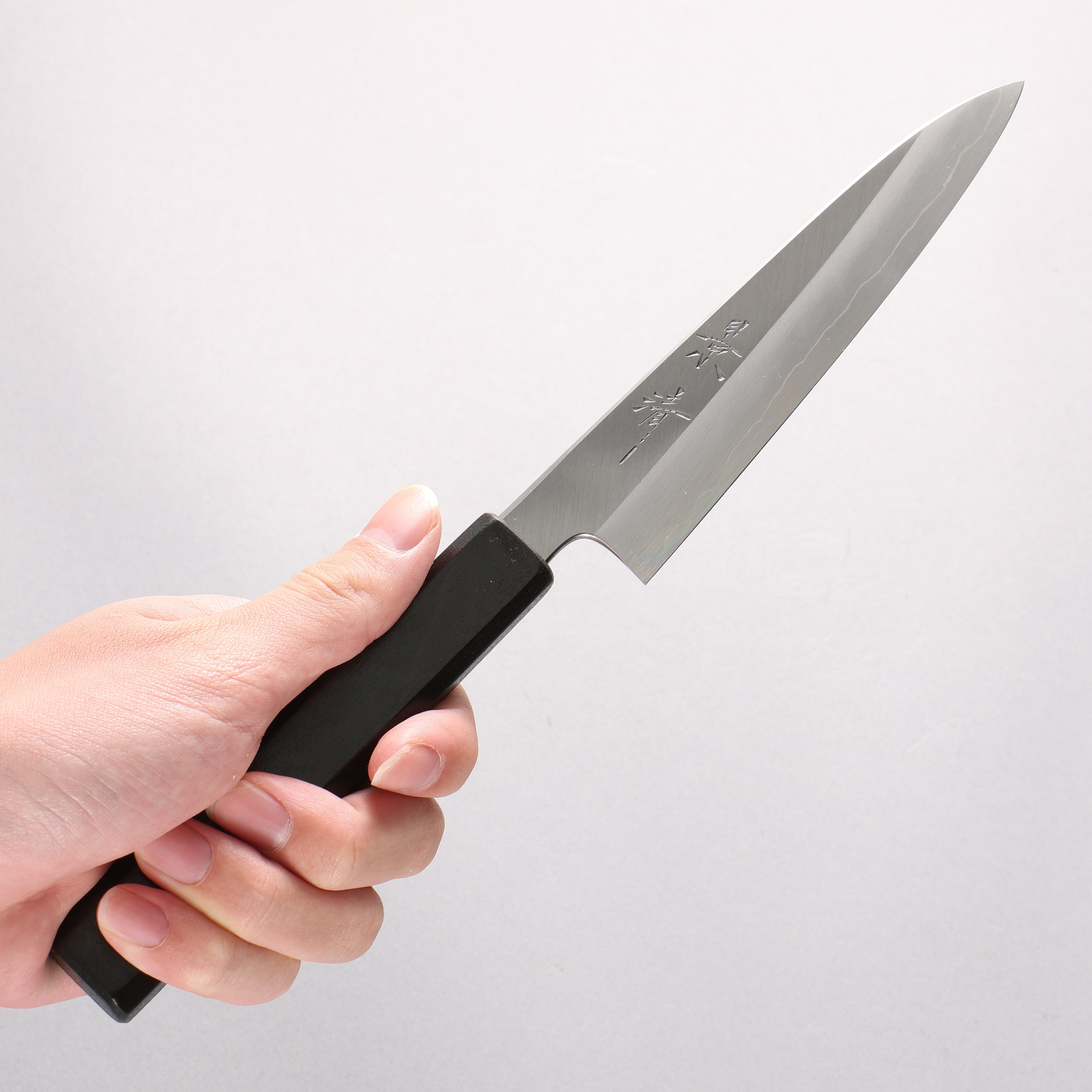 Kagekiyo Silver Steel No.3 Petty-Utility 150mm Black Lacquered Magnolia Handle - Seisuke Knife