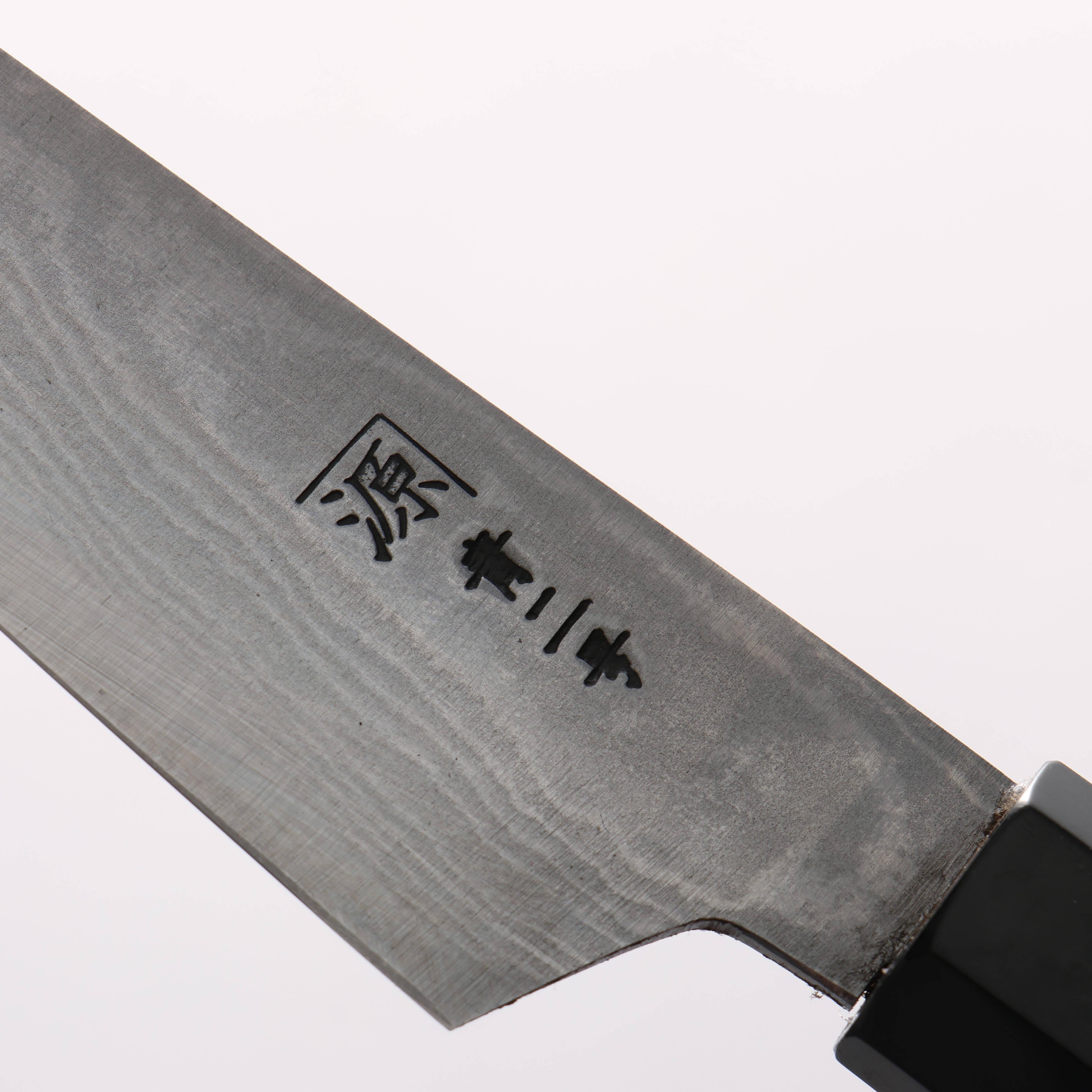 Shigeki Tanaka Blue Steel No.2 Damascus Petty-Utility 120mm Walnut Handle - Seisuke Knife