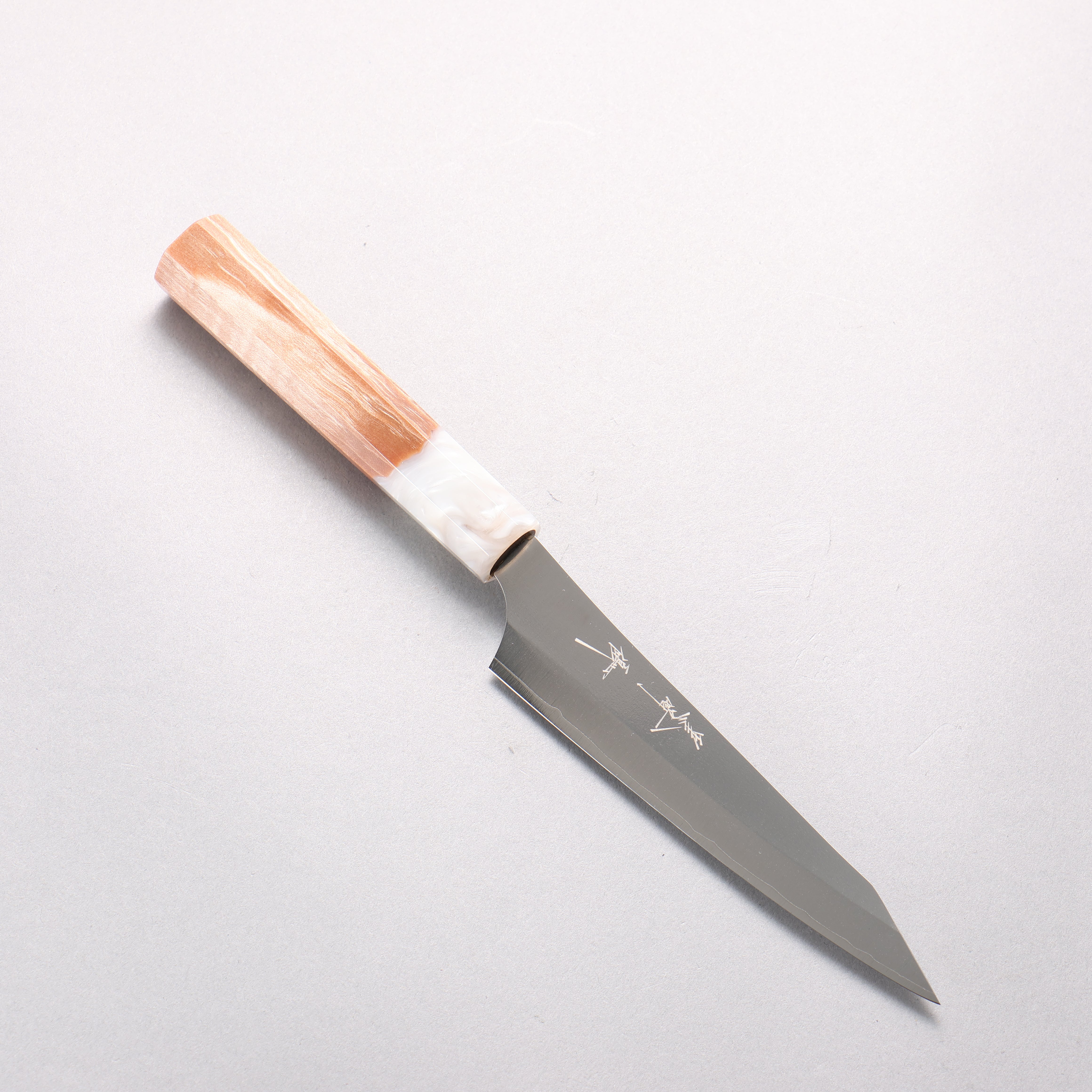 Yu Kurosaki New Gekko VG-XEOS Petty-Utility 130mm Resin coated Birch (Ferrule: White resin) Handle - Seisuke Knife