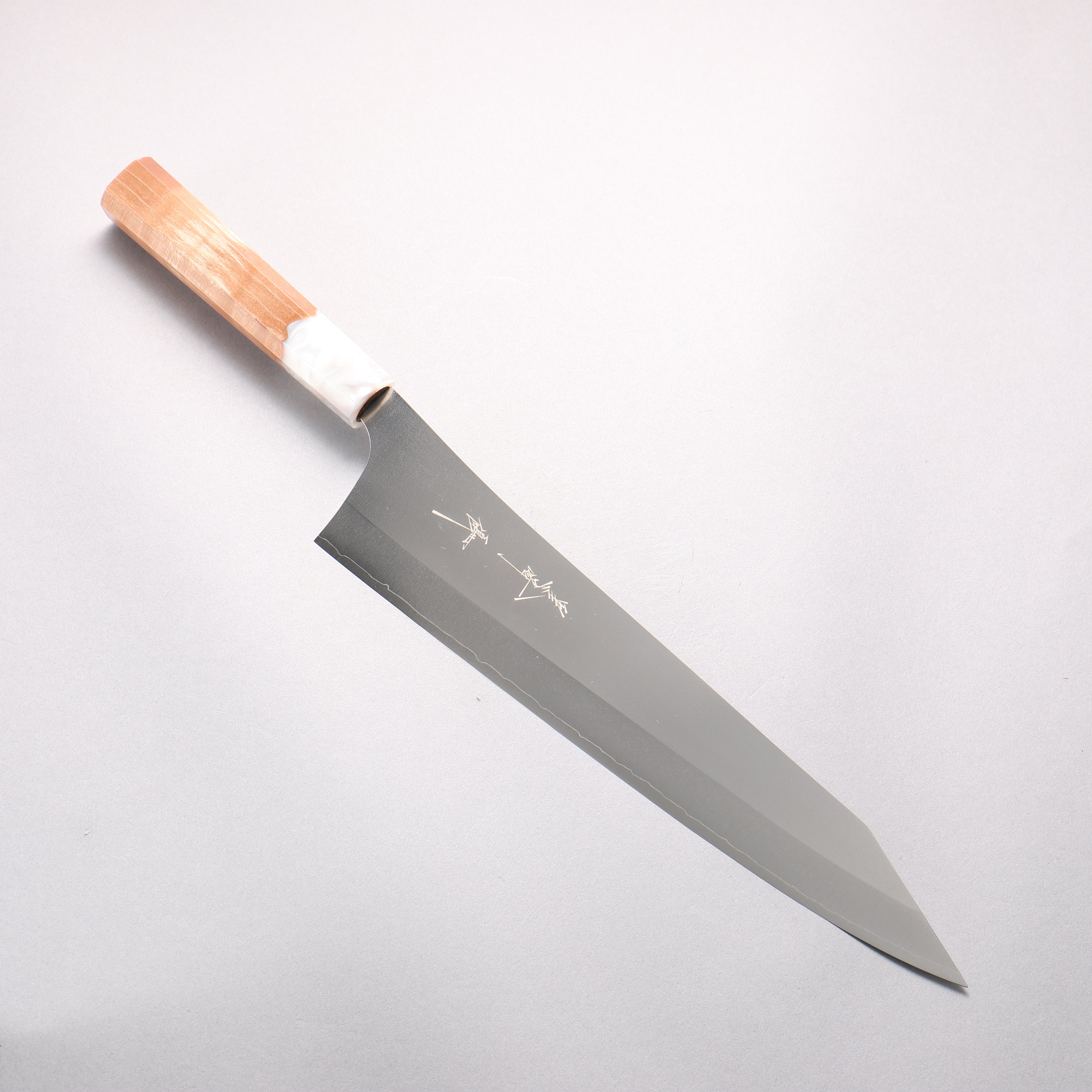 Yu Kurosaki New Gekko VG-XEOS Gyuto 270mm Resin coated Birch (Ferrule: White resin) Handle - Seisuke Knife