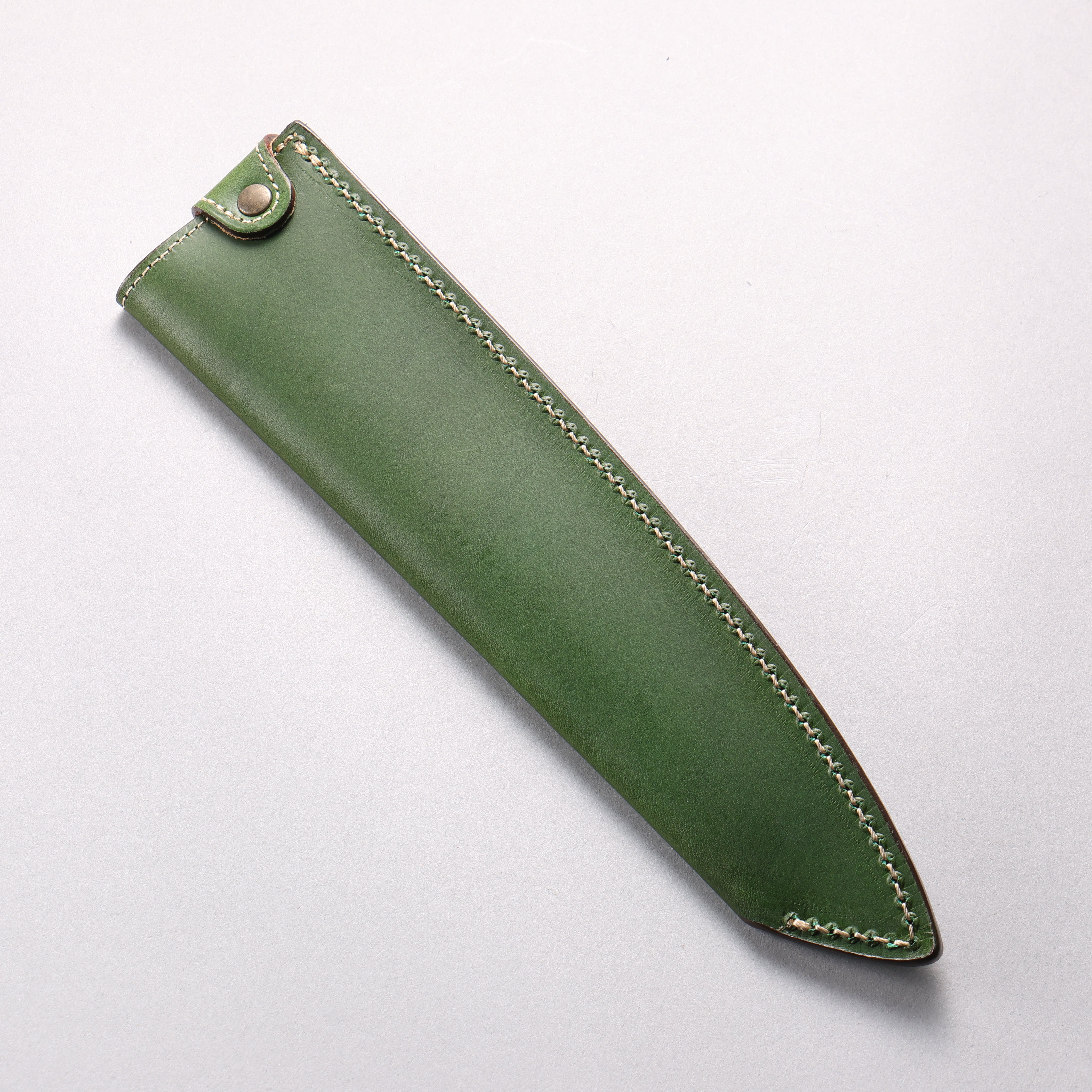 Buttero Green Sheath for 240mm Gyuto Leather Sheath - Seisuke Knife