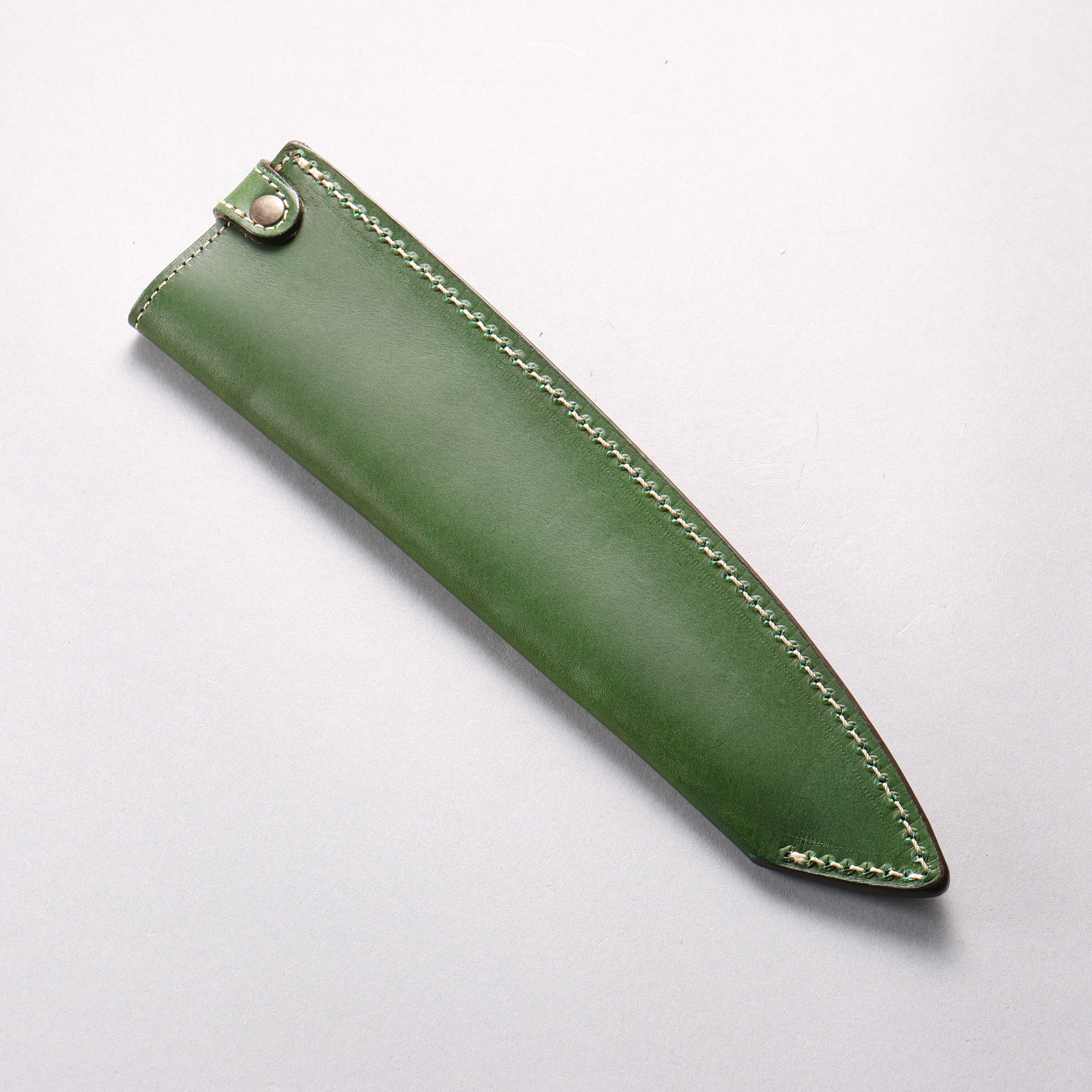 Buttero Green Sheath for 210mm Gyuto Leather Sheath - Seisuke Knife
