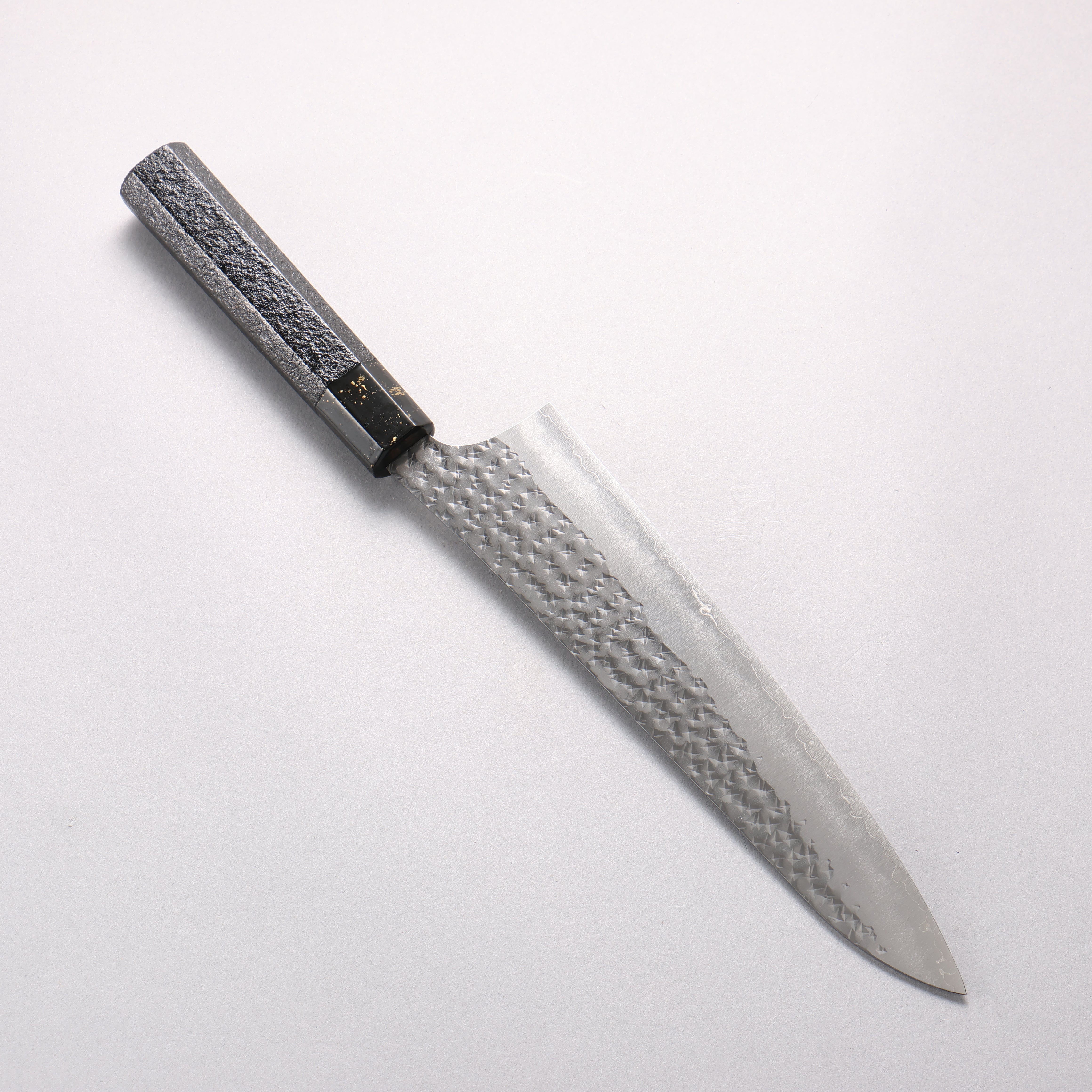 Yu Kurosaki Senko Ryu SG2 Hammered Gyuto 210mm Black Lacquered Handle - Seisuke Knife
