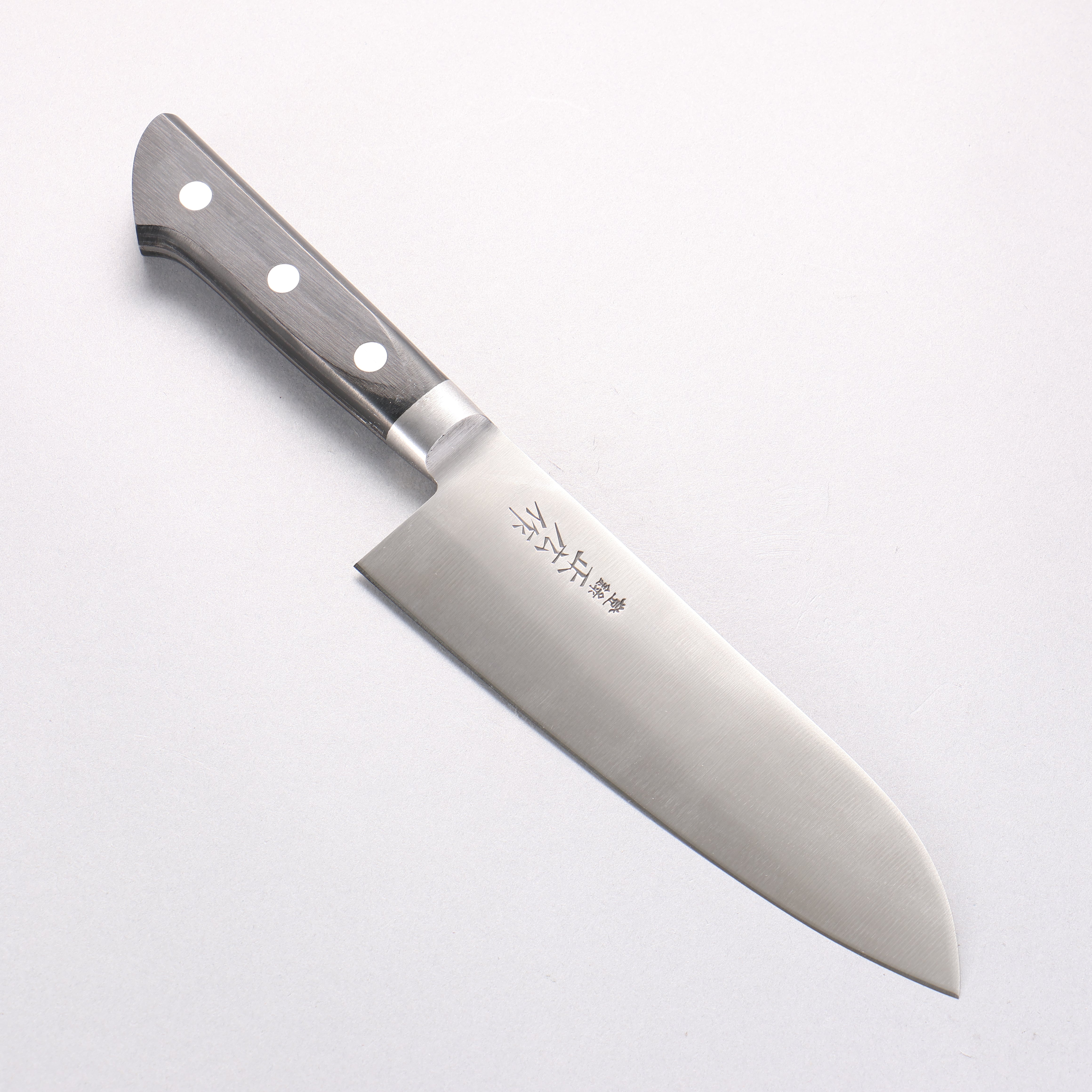 Masahiro ZCD-U Steel Santoku 175mm - Seisuke Knife