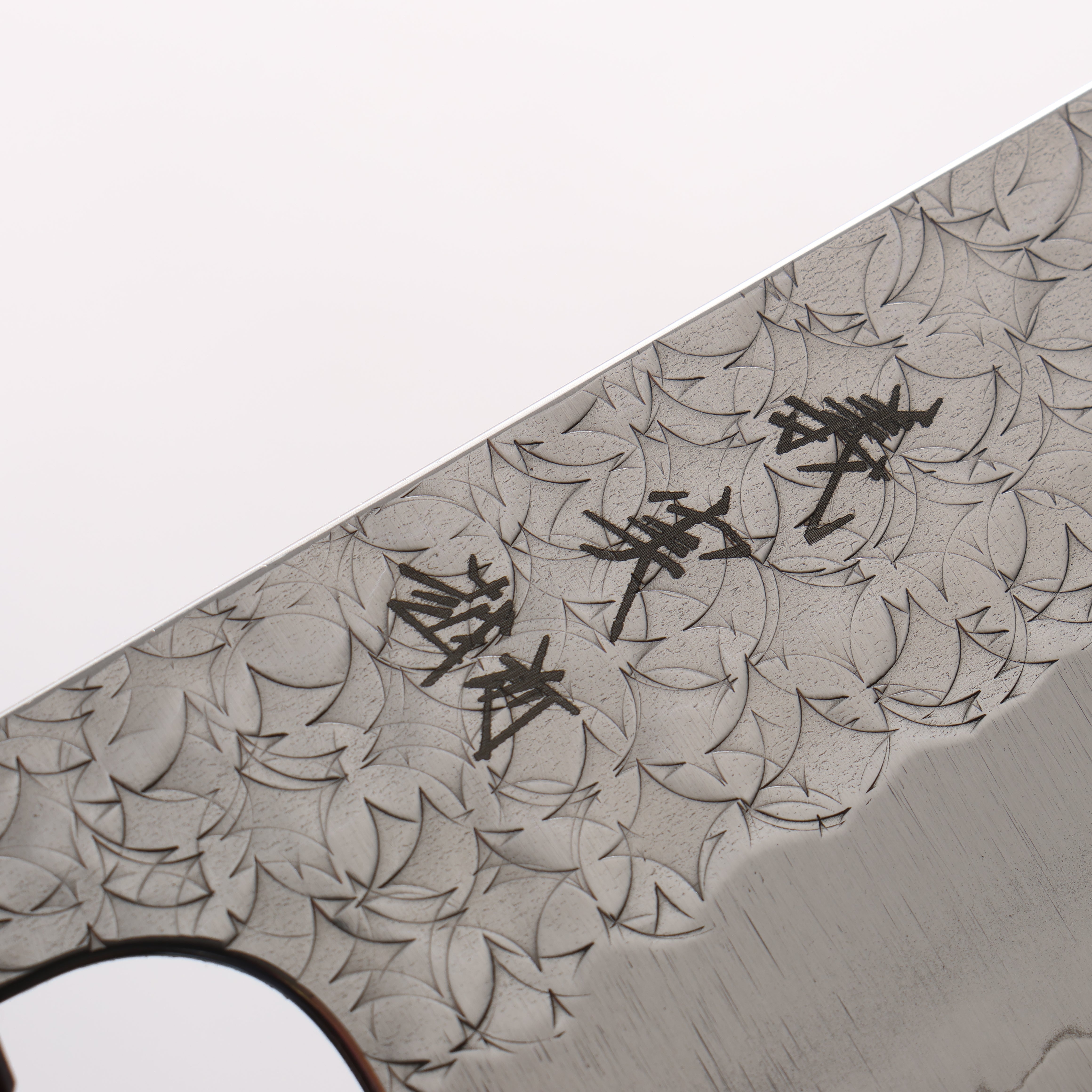 Yoshimi Kato Minamo SG2 Hammered Santoku 170mm Padoauk(Turquoise Ring) Handle - Seisuke Knife