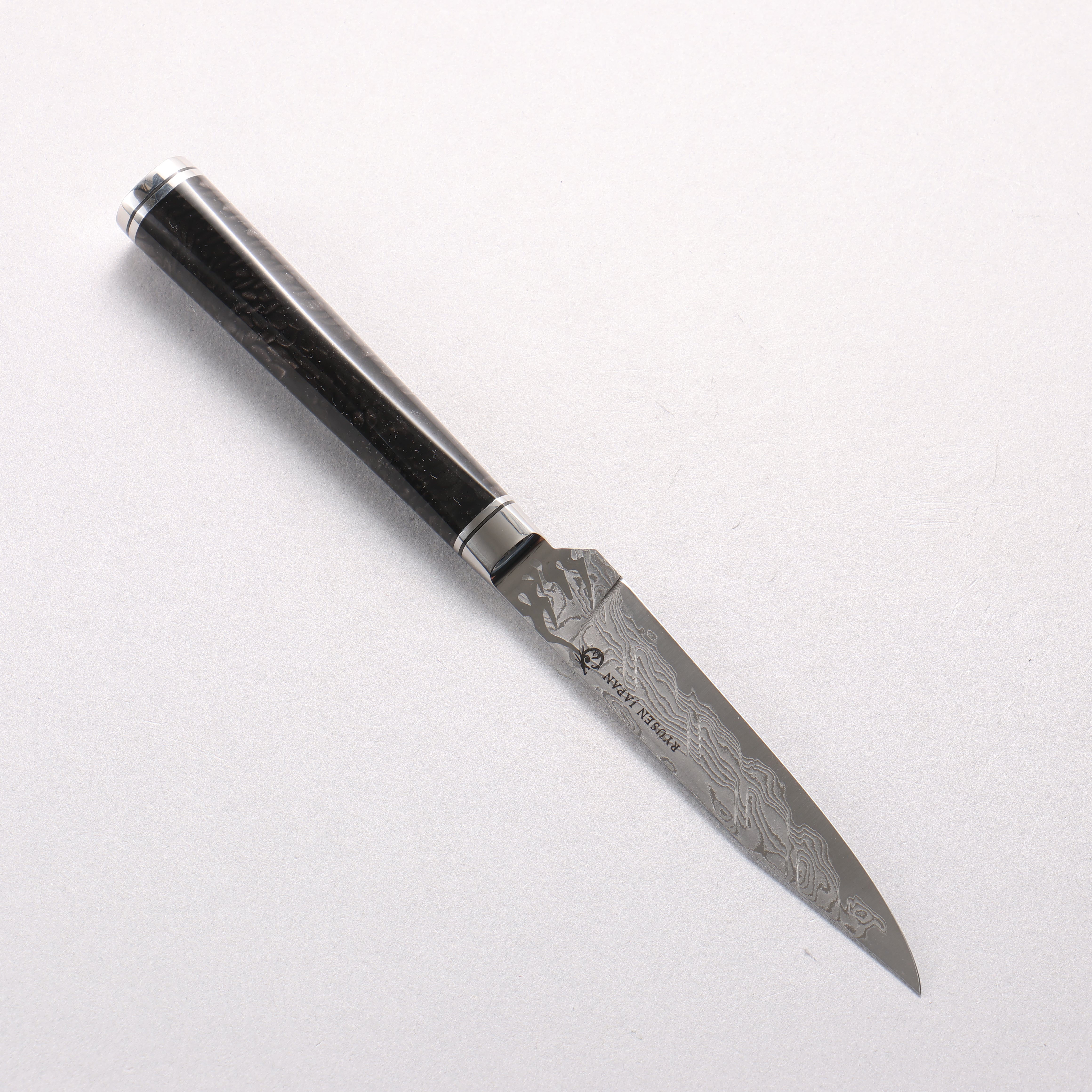 Ryusen SG2 Damascus Steak 100mm Rinka (Black) Handle SK06 - Seisuke Knife