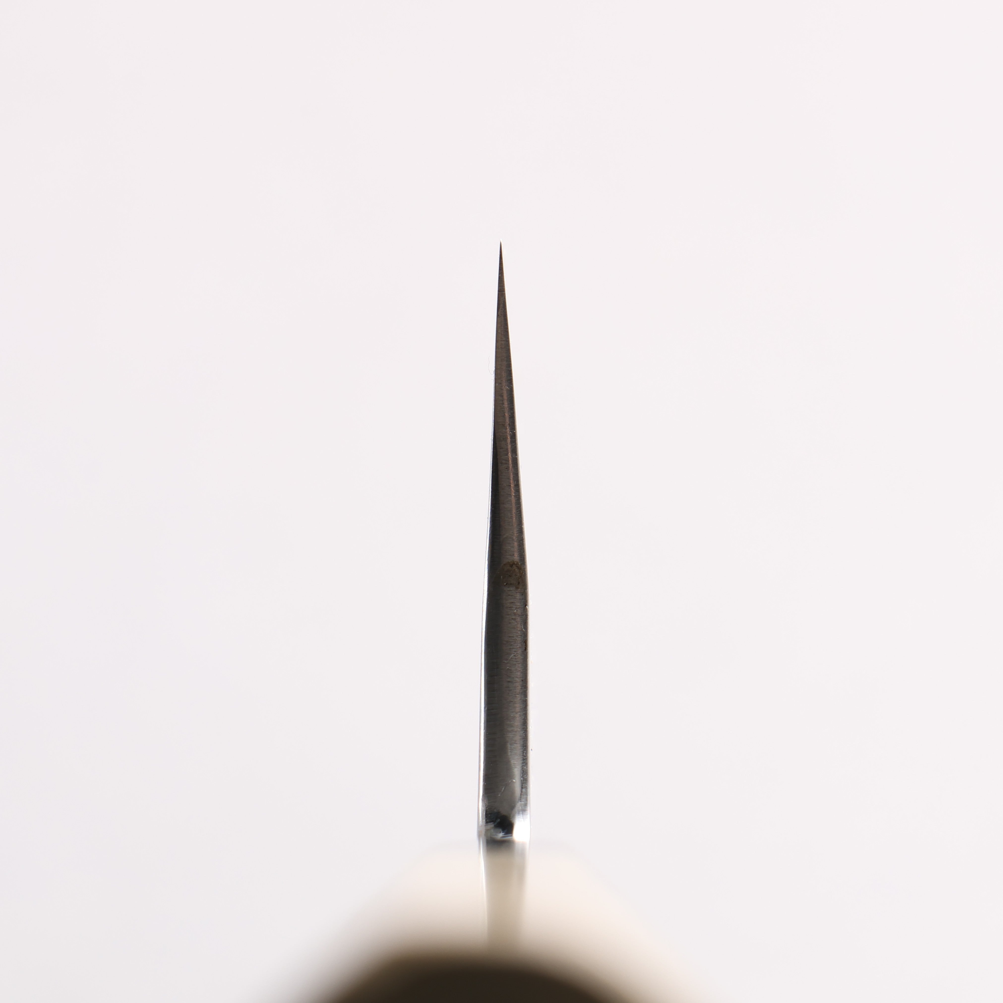 Sakai Kikumori White Steel No.1 Nakiri 180mm Magnolia & Water Buffalo Horn Handle - Seisuke Knife