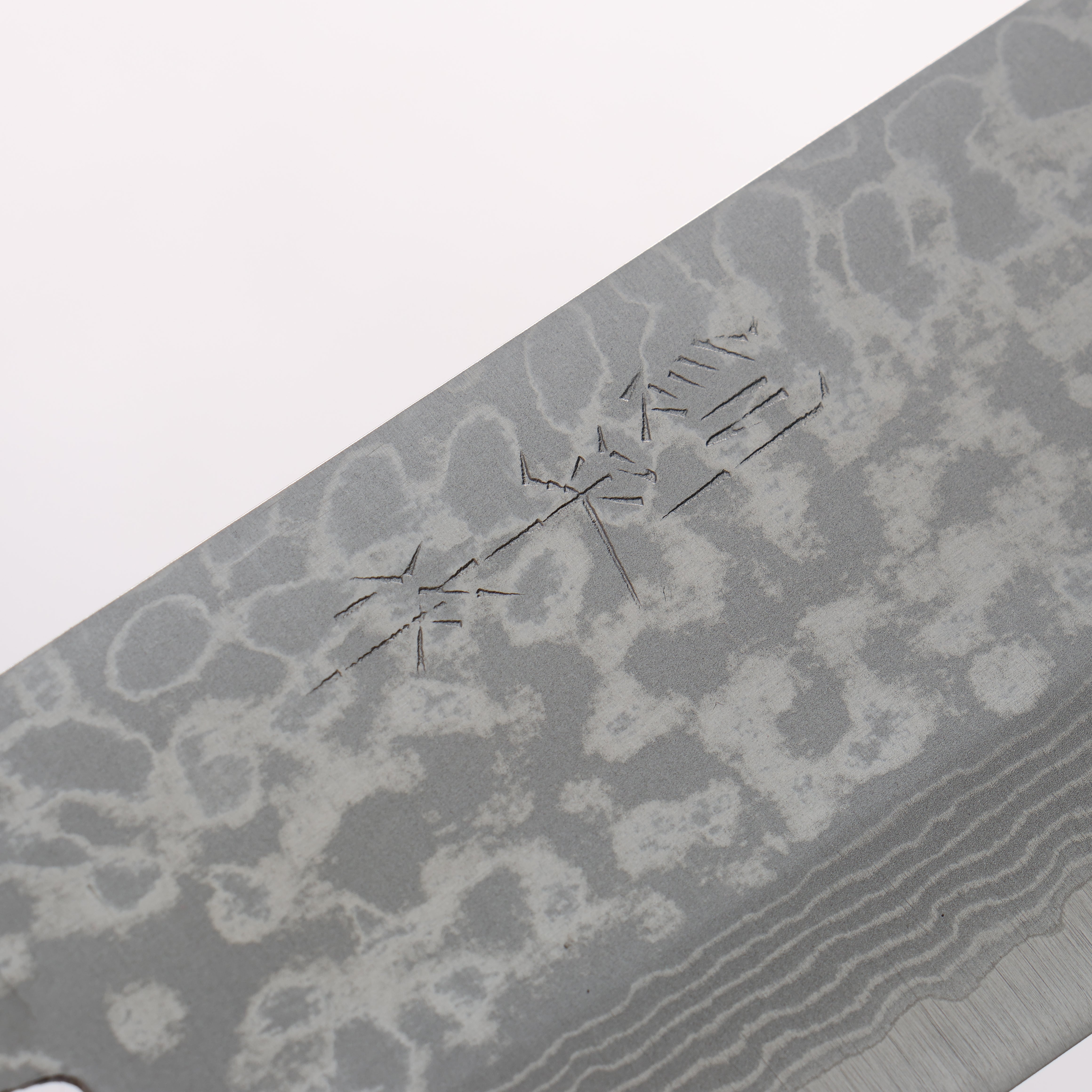 Kunihira Sairyu VG10 Damascus Migaki Nakiri 165mm Mahogany Pakkawood Handle - Seisuke Knife