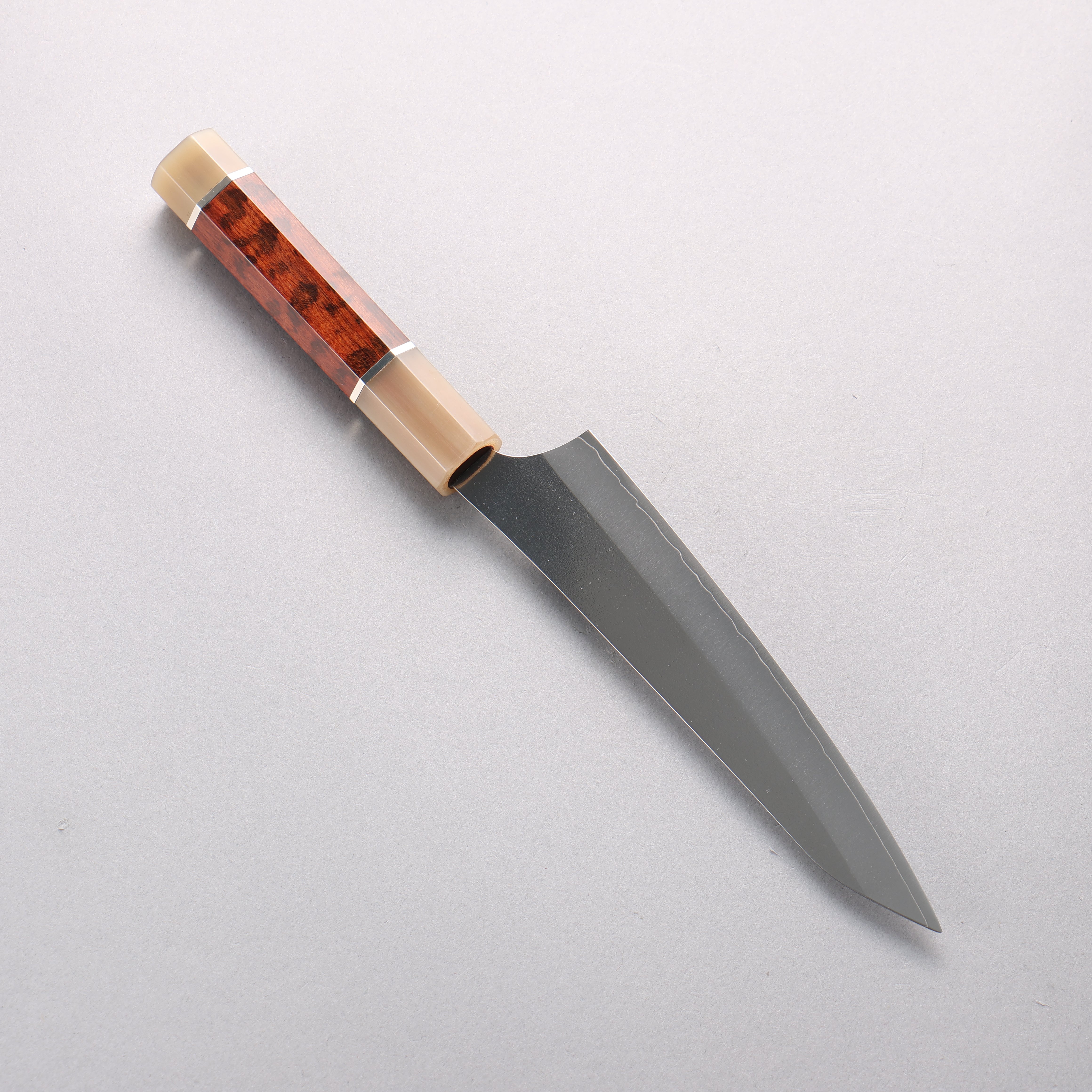 Yu Kurosaki New Gekko VG-XEOS Petty-Utility 150mm Snakewood & Marbled Horn Handle - Seisuke Knife
