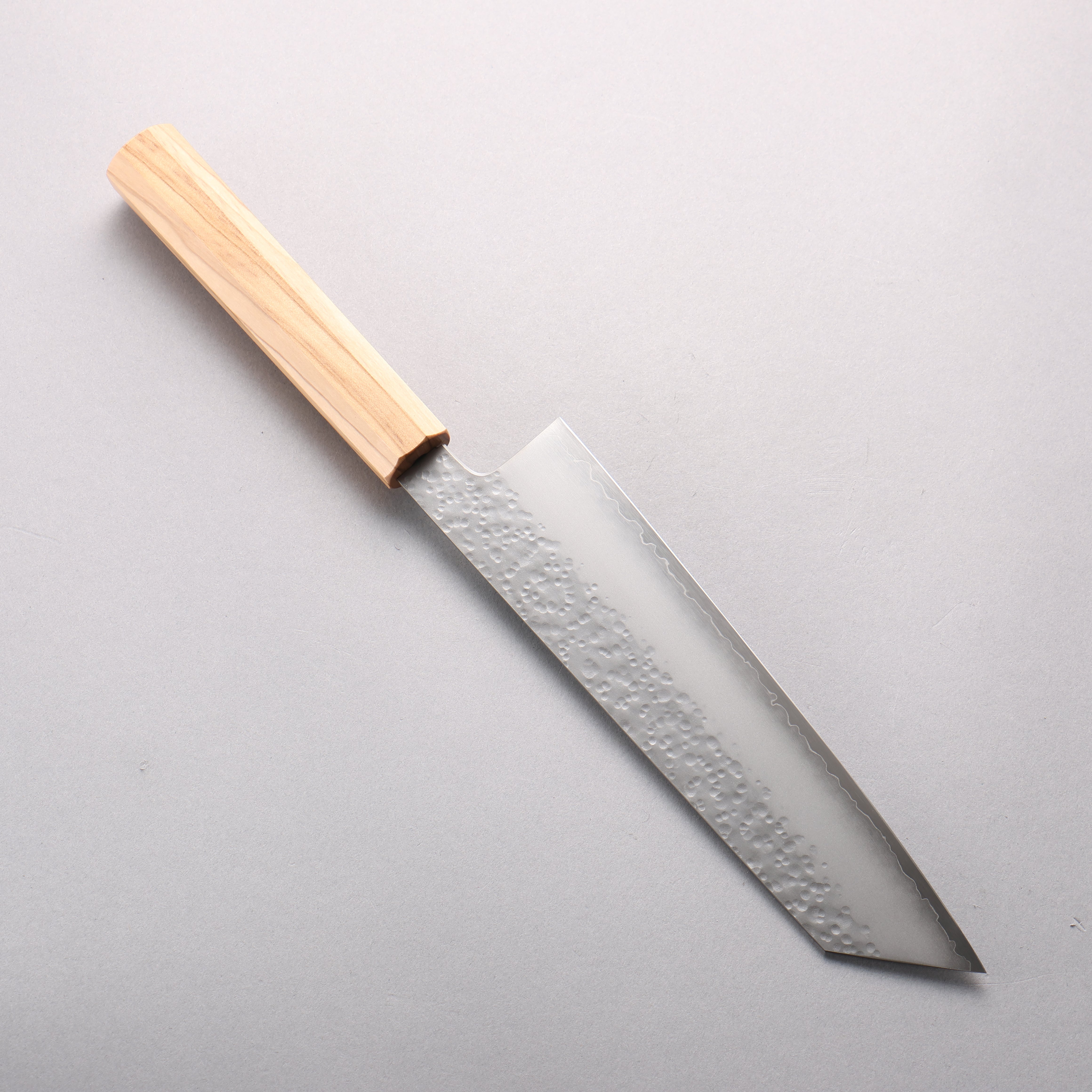 Hado Shiosai VG10 Maru Hammered Kiritsuke Gyuto 210mm Olive Wood Handle - Seisuke Knife