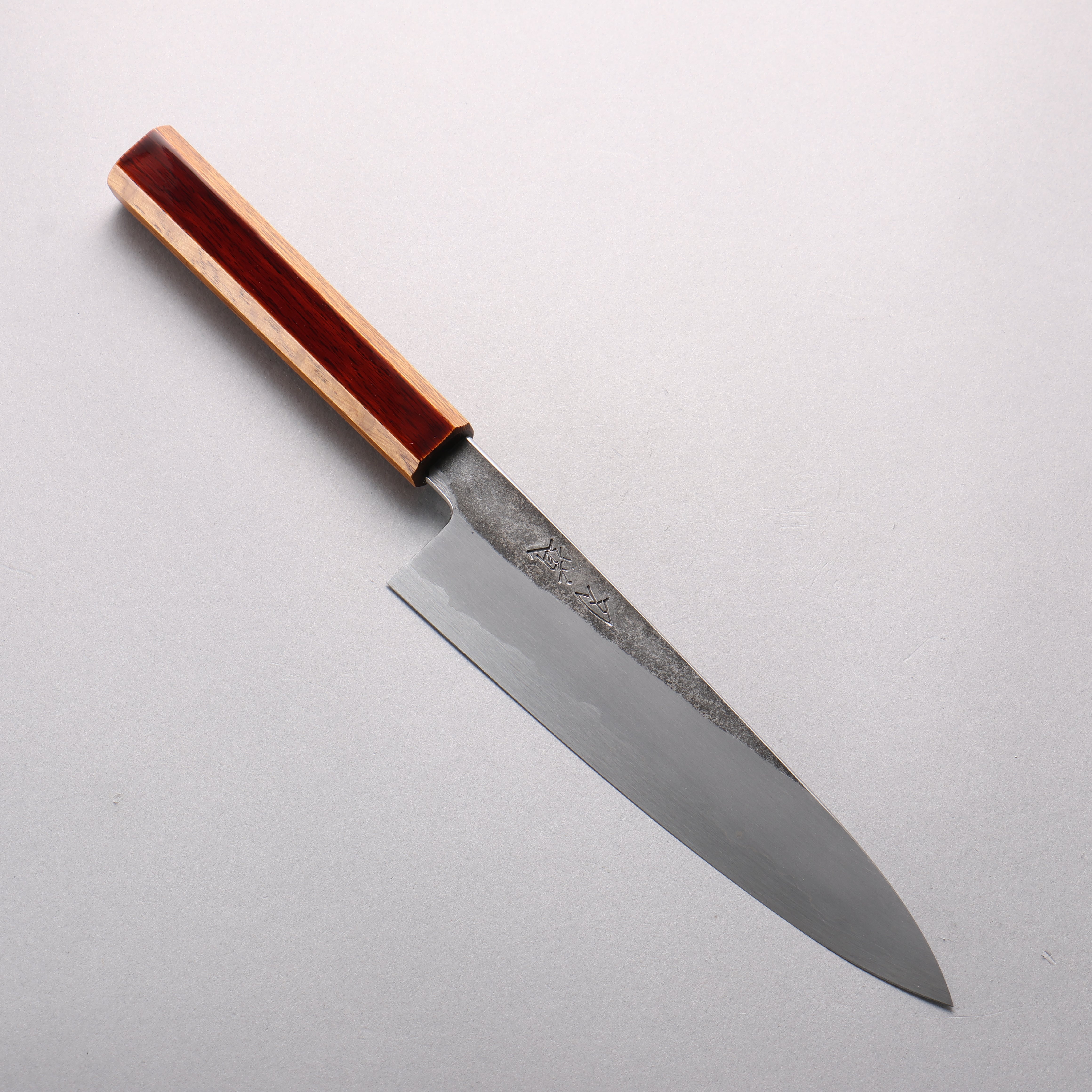 Hado Kirisame White Steel No.1 Gyuto 210mm Kijiro-nuri Lacquered Handle - Seisuke Knife
