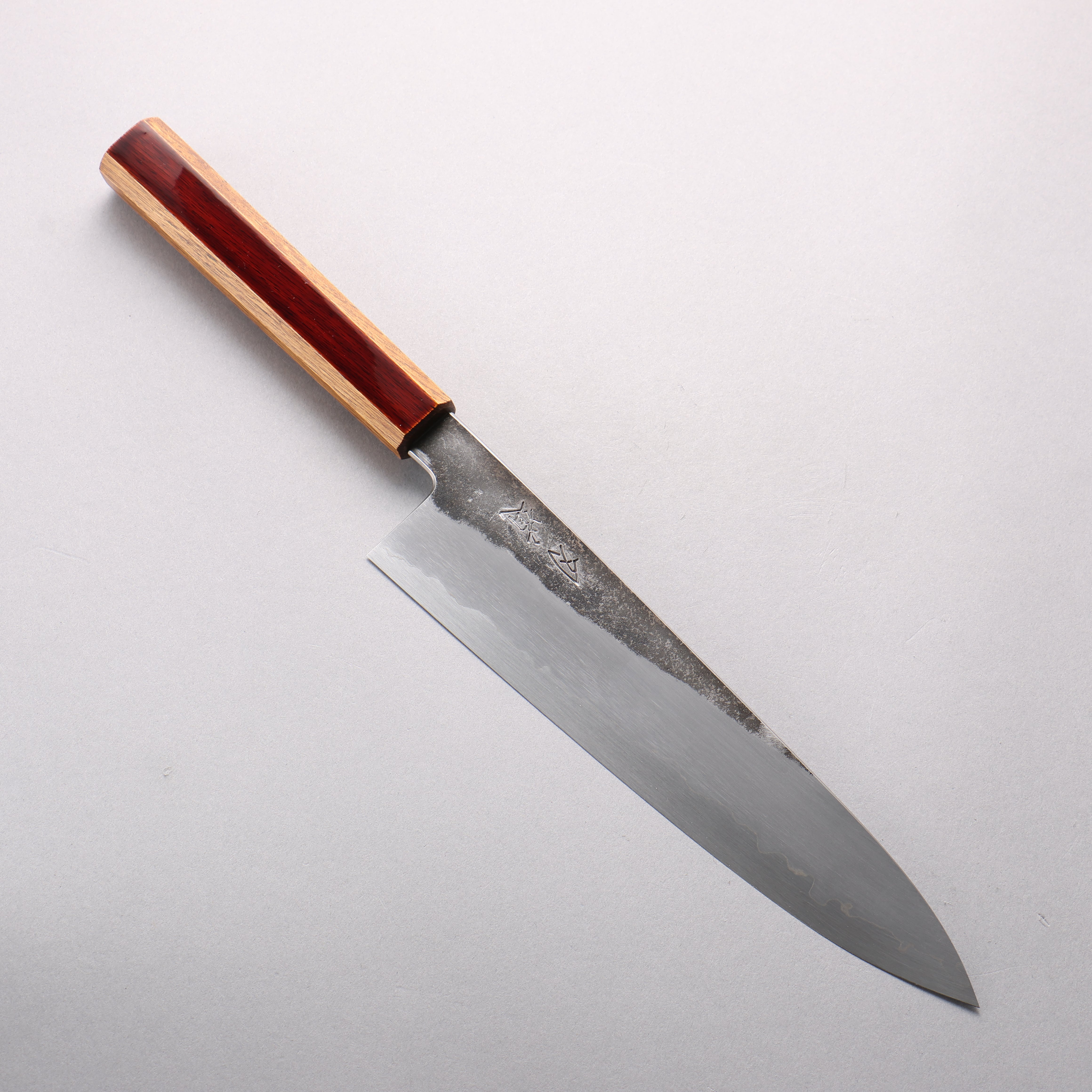 Hado Kirisame White Steel No.1 Gyuto 240mm Kijiro-nuri Lacquered Handle - Seisuke Knife