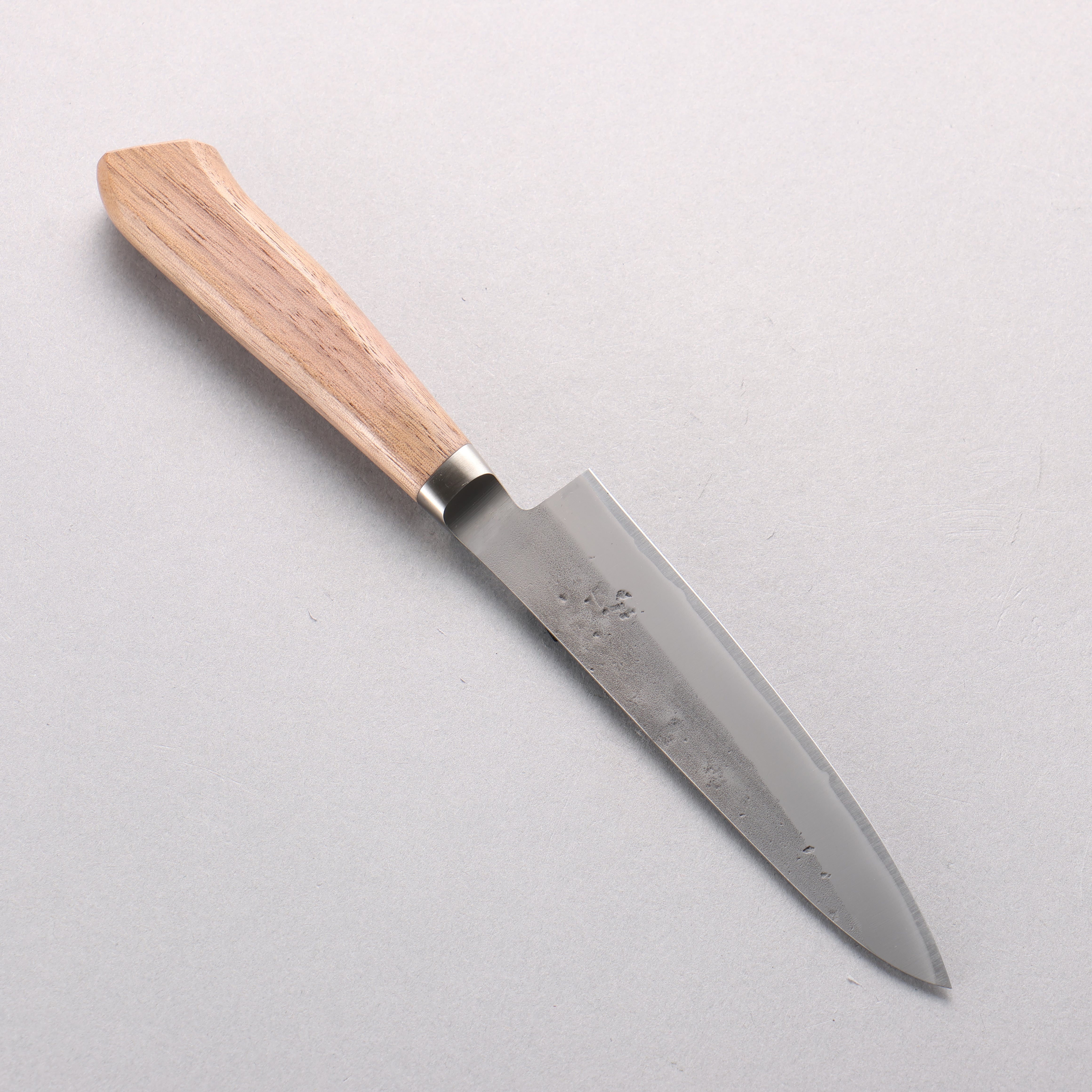 Oul Blue Steel Nashiji Petty-Utility 125mm Walnut Handle - Seisuke Knife