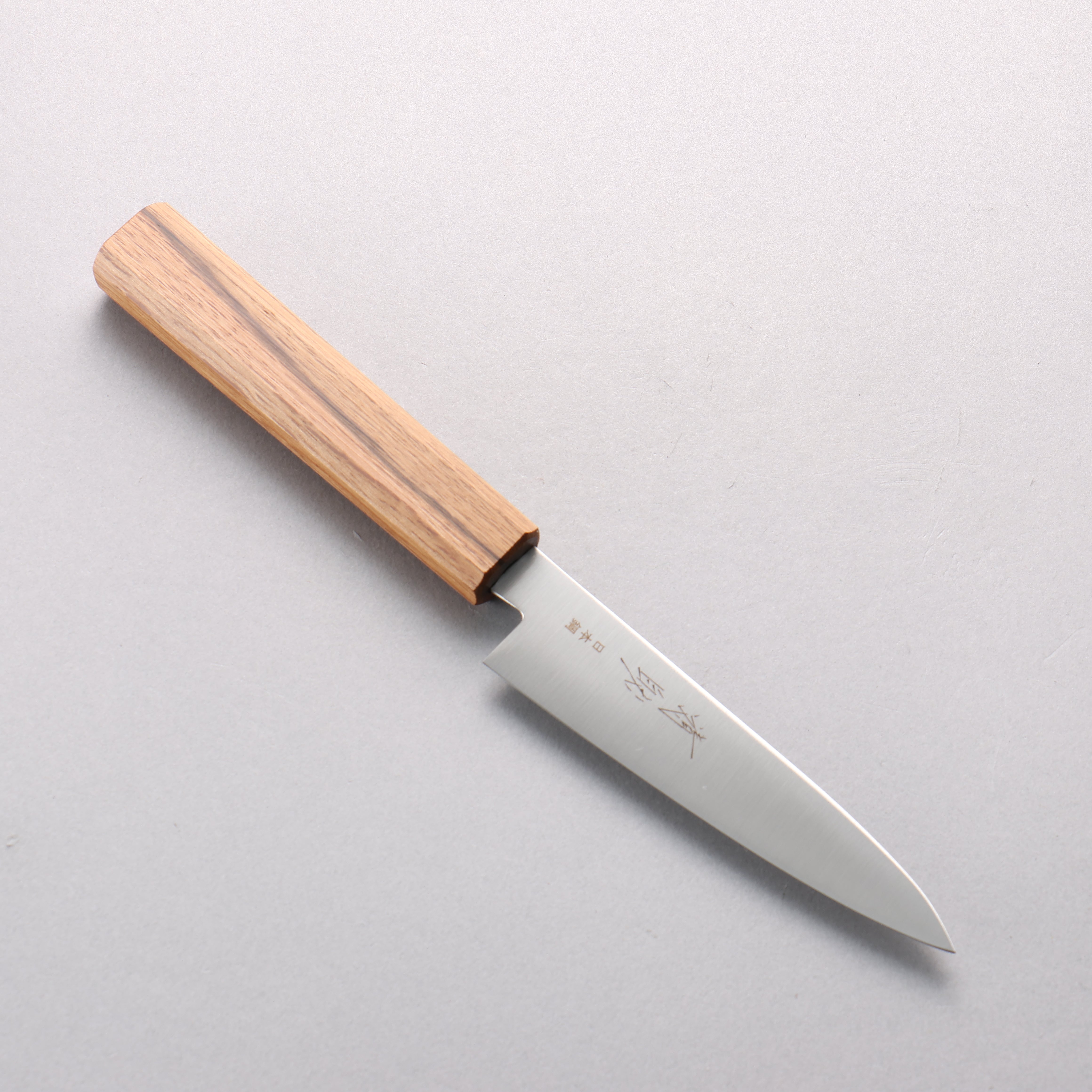 Seisuke SK-4 Petty-Utility 120mm Lacquered Oak Handle - Seisuke Knife