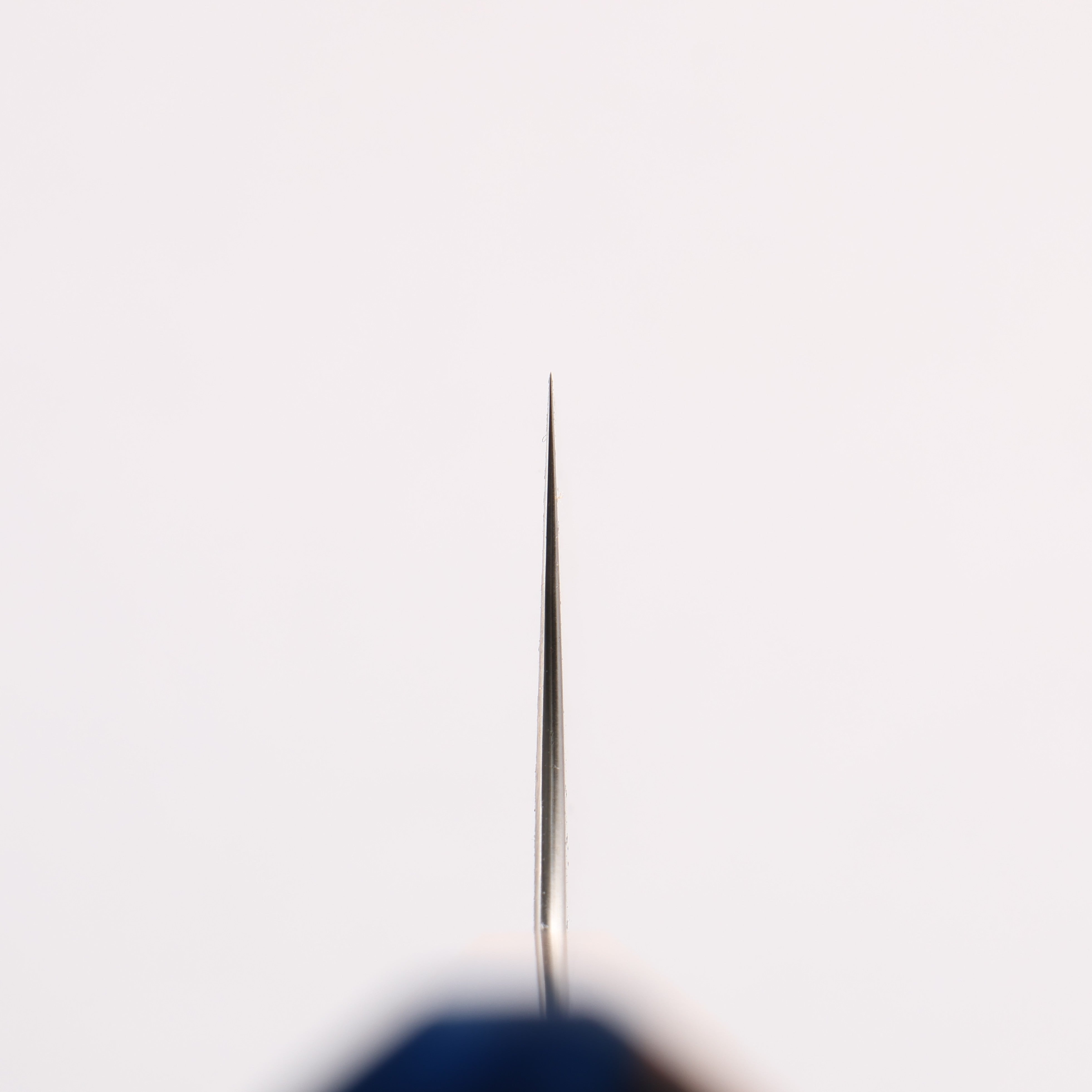 Yoshimi Kato VG10w Colored Damascus Gyuto 210mm Olive Wood & Blue Resin Handle - Seisuke Knife