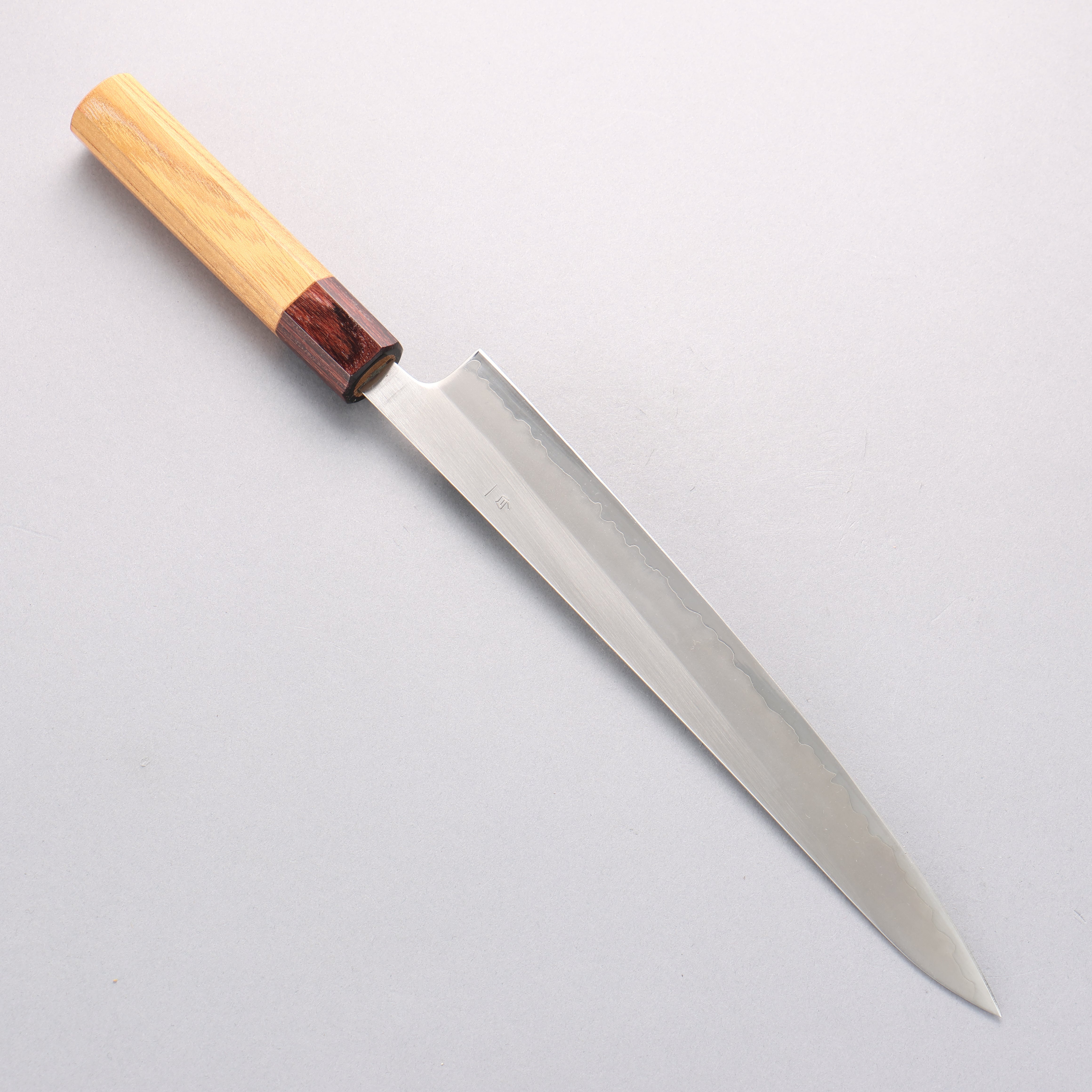 Oul White Steel No.1 Sujihiki 240mm Keyaki Elm Handle - Seisuke Knife