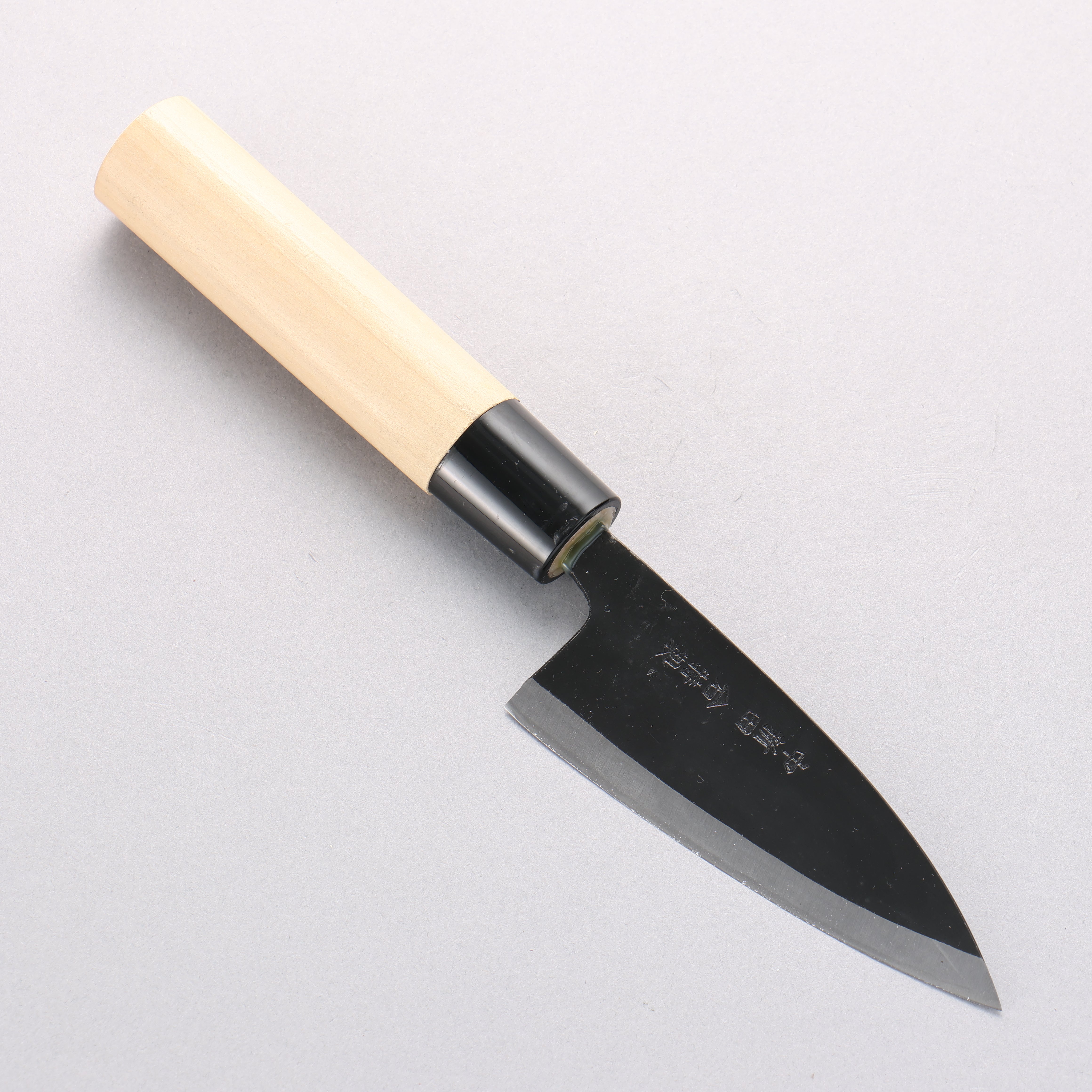 Nakaniida White Steel No.2 Black Deba 105mm Magnolia Handle - Seisuke Knife
