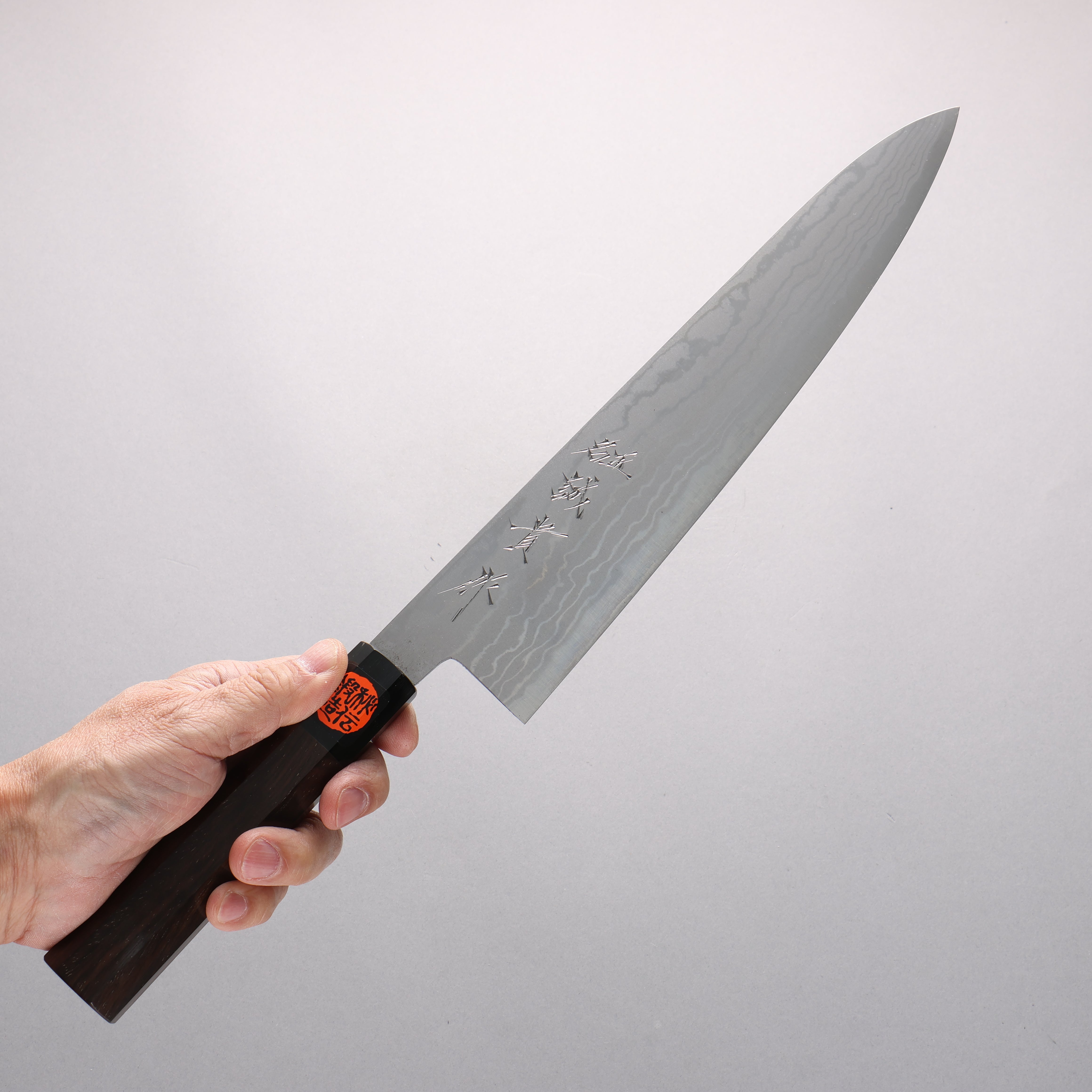 Shigeki Tanaka Blue Steel No.2 Damascus Gyuto 270mm Walnut Handle - Seisuke Knife