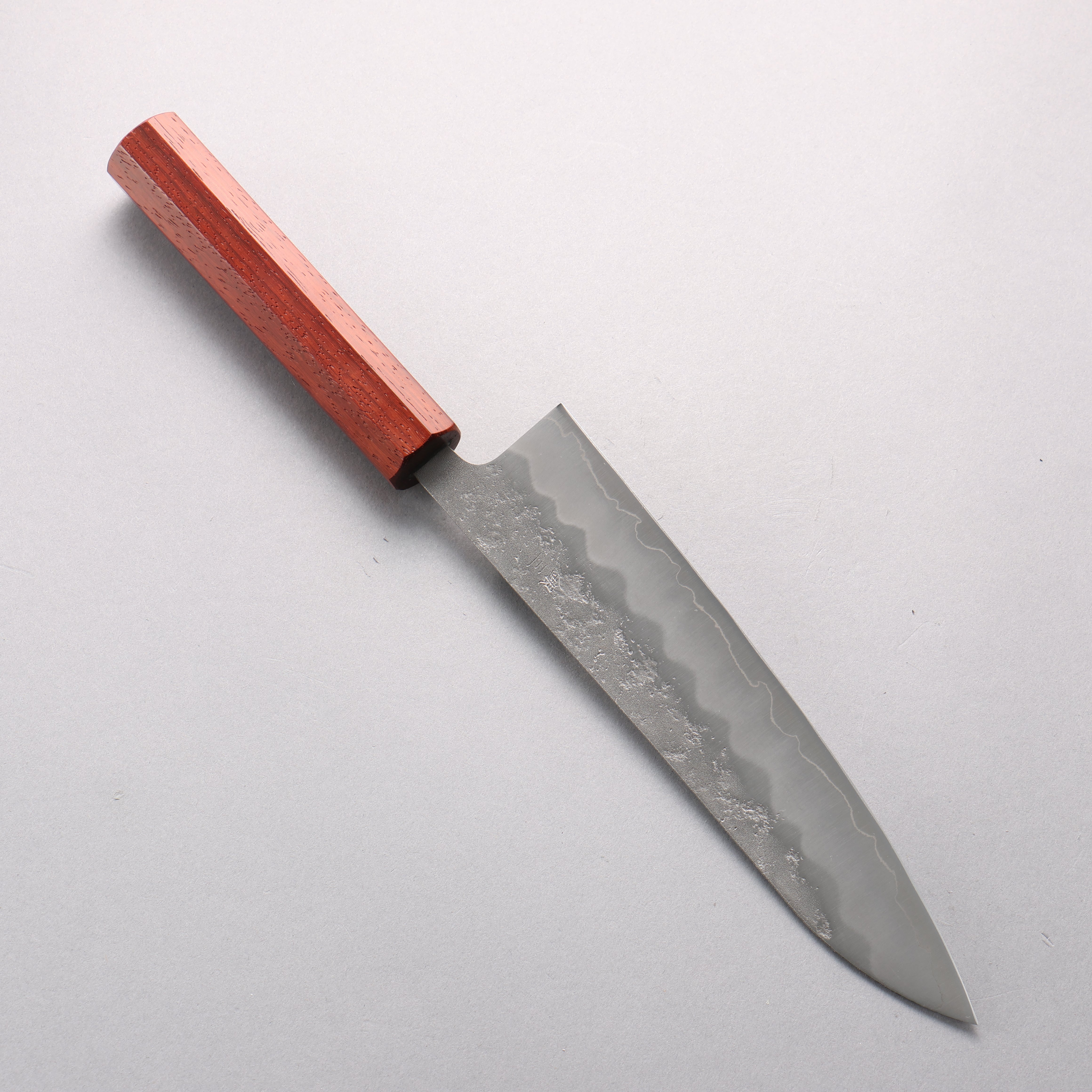 Oul Silver Steel No.3 Nashiji Gyuto 210mm Padoauk Handle - Seisuke Knife