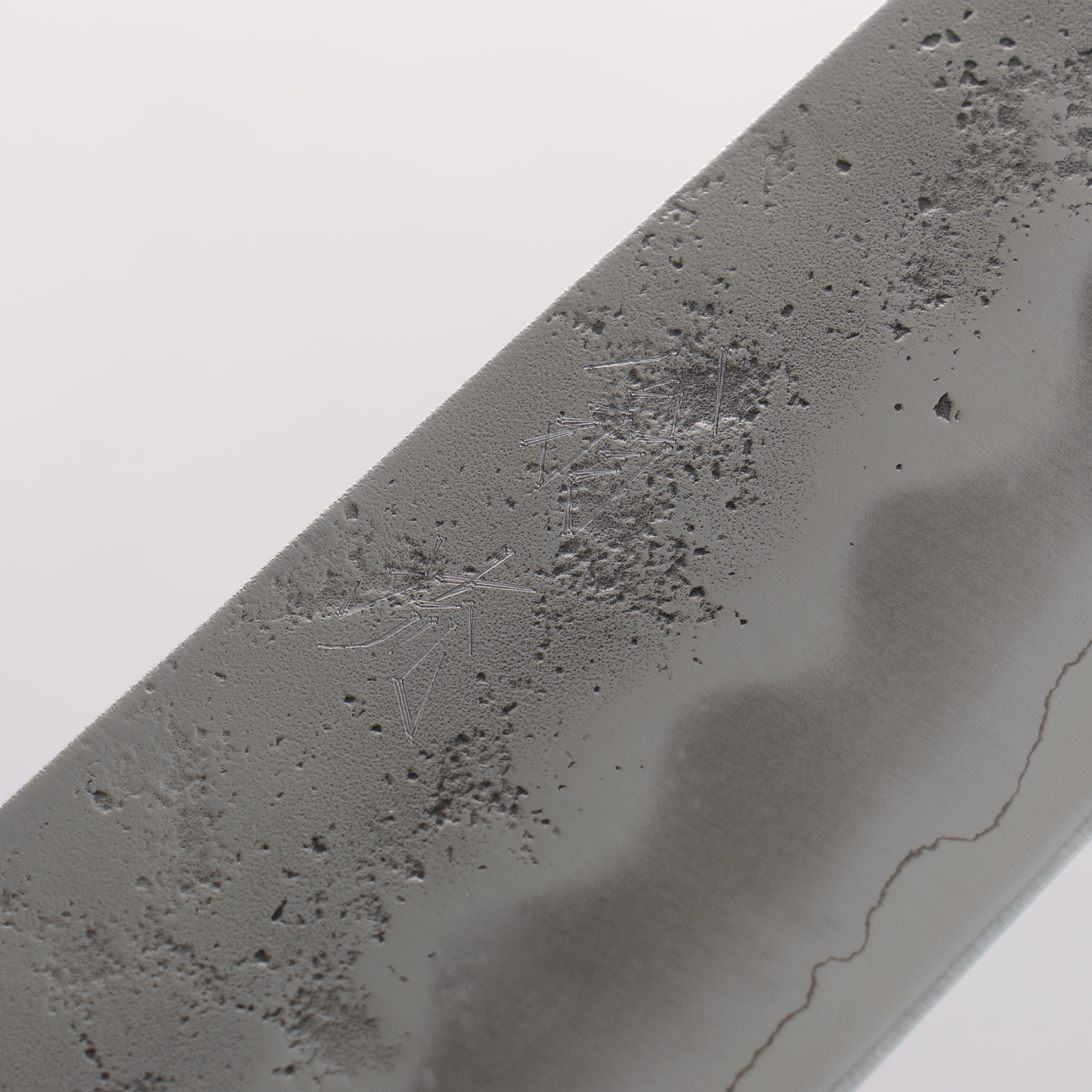 Oul Silver Steel No.3 Nashiji Gyuto 210mm Burnt Oak Handle - Seisuke Knife