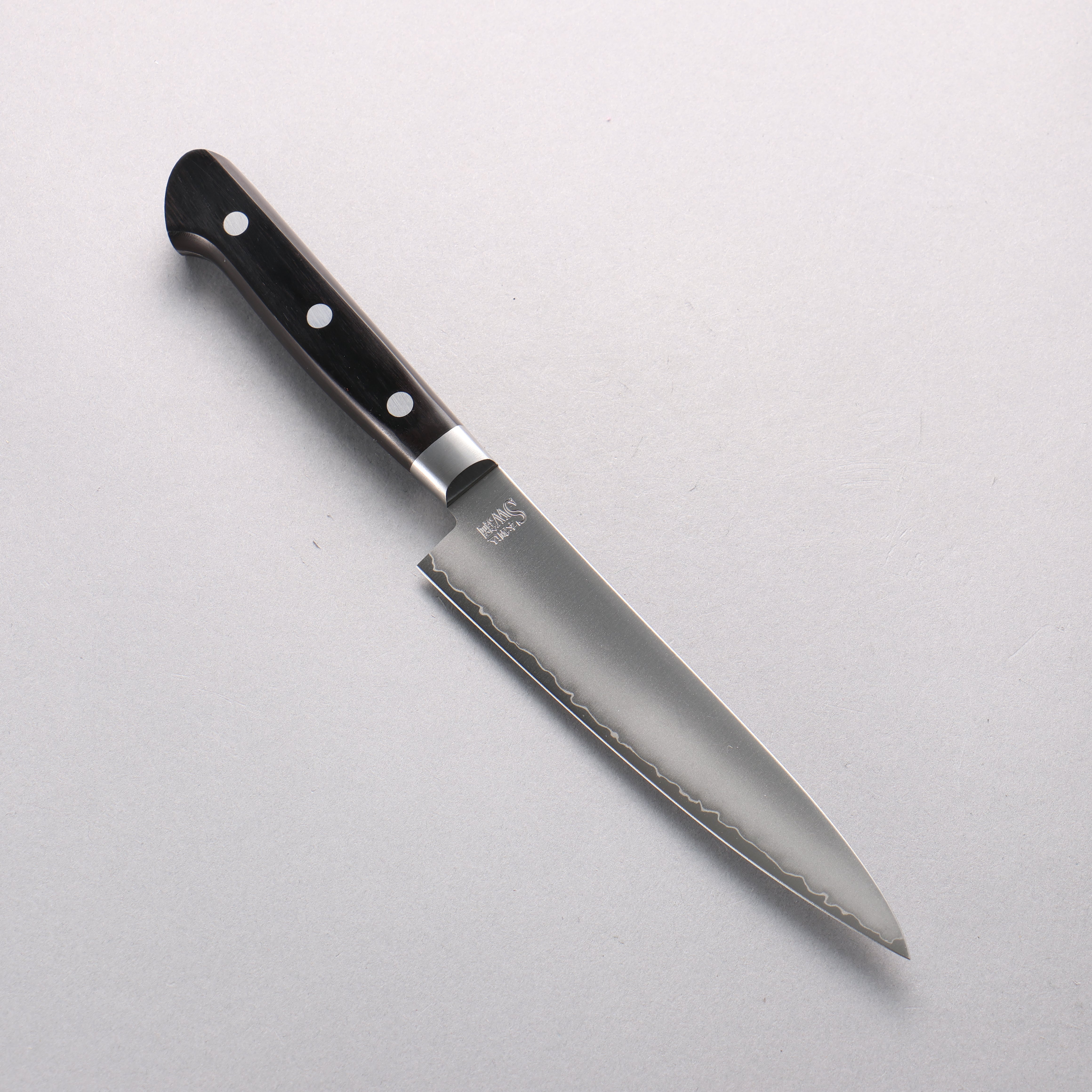 Seisuke Swedish Steel-stn Petty-Utility 135mm Pakkawood Handle - Seisuke Knife