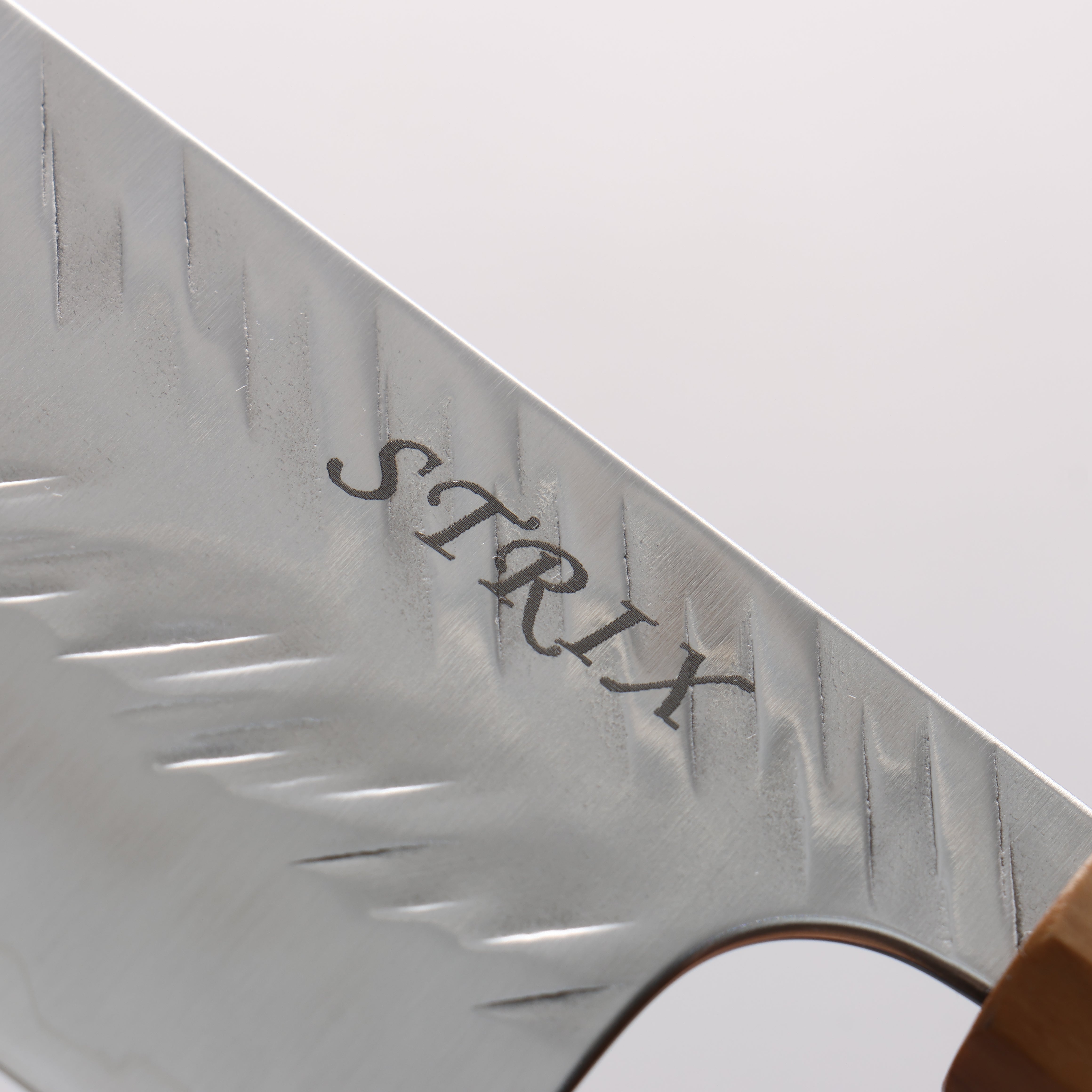 Yoshimi Kato SPG STRIX V-Hammered Nakiri 165mm Olive Wood Handle - Seisuke Knife