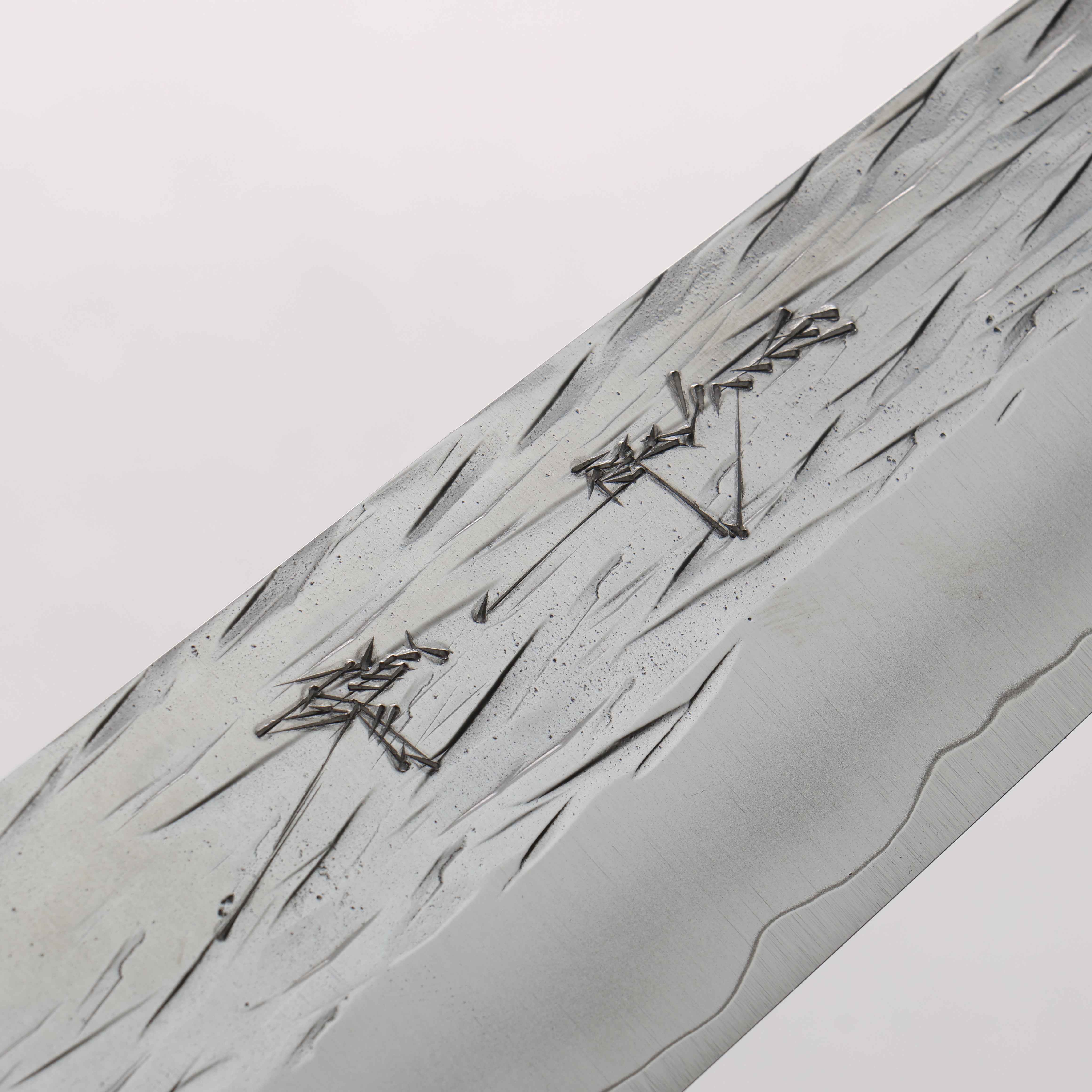 Yu Kurosaki Juhyo Cobalt Special Steel Hammered Gyuto 210mm Olive Tree(Turquoise Ring) Handle - Seisuke Knife