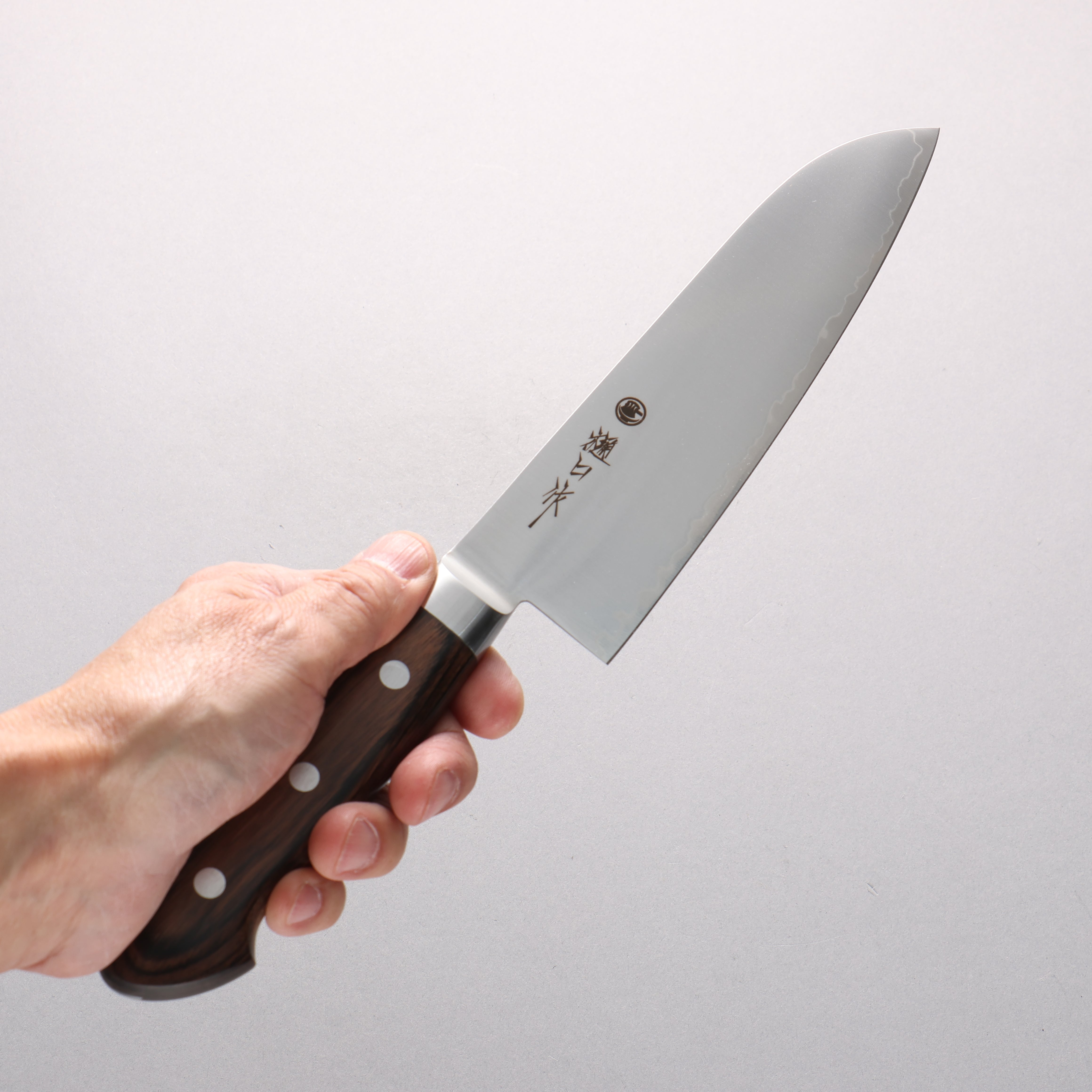 Higuchi SG2 Santoku 180mm Zebrawood Handle - Seisuke Knife