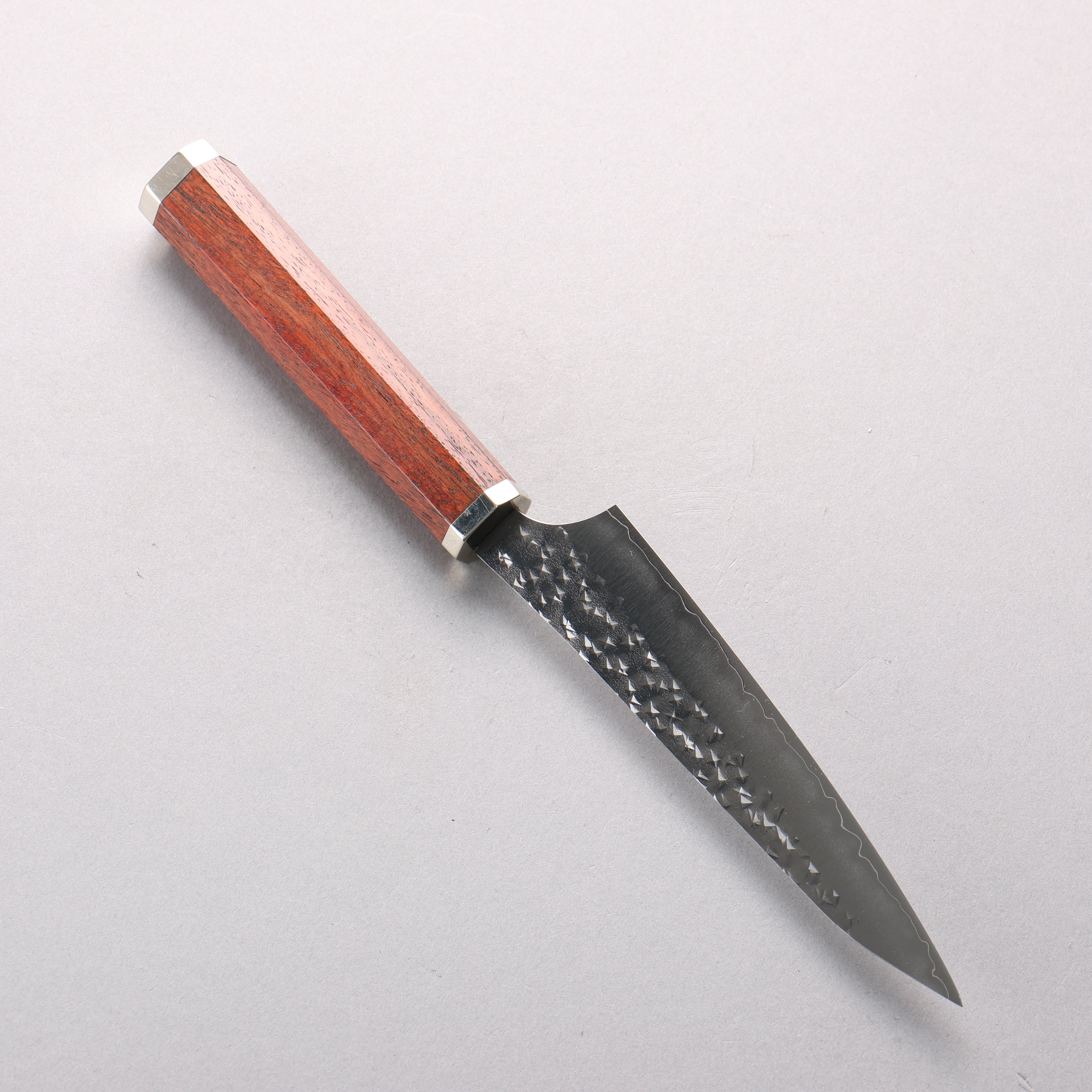 Yu Kurosaki Senko Ei SG2 Hammered Petty-Utility 130mm Bloodwood & Steel Handle - Seisuke Knife