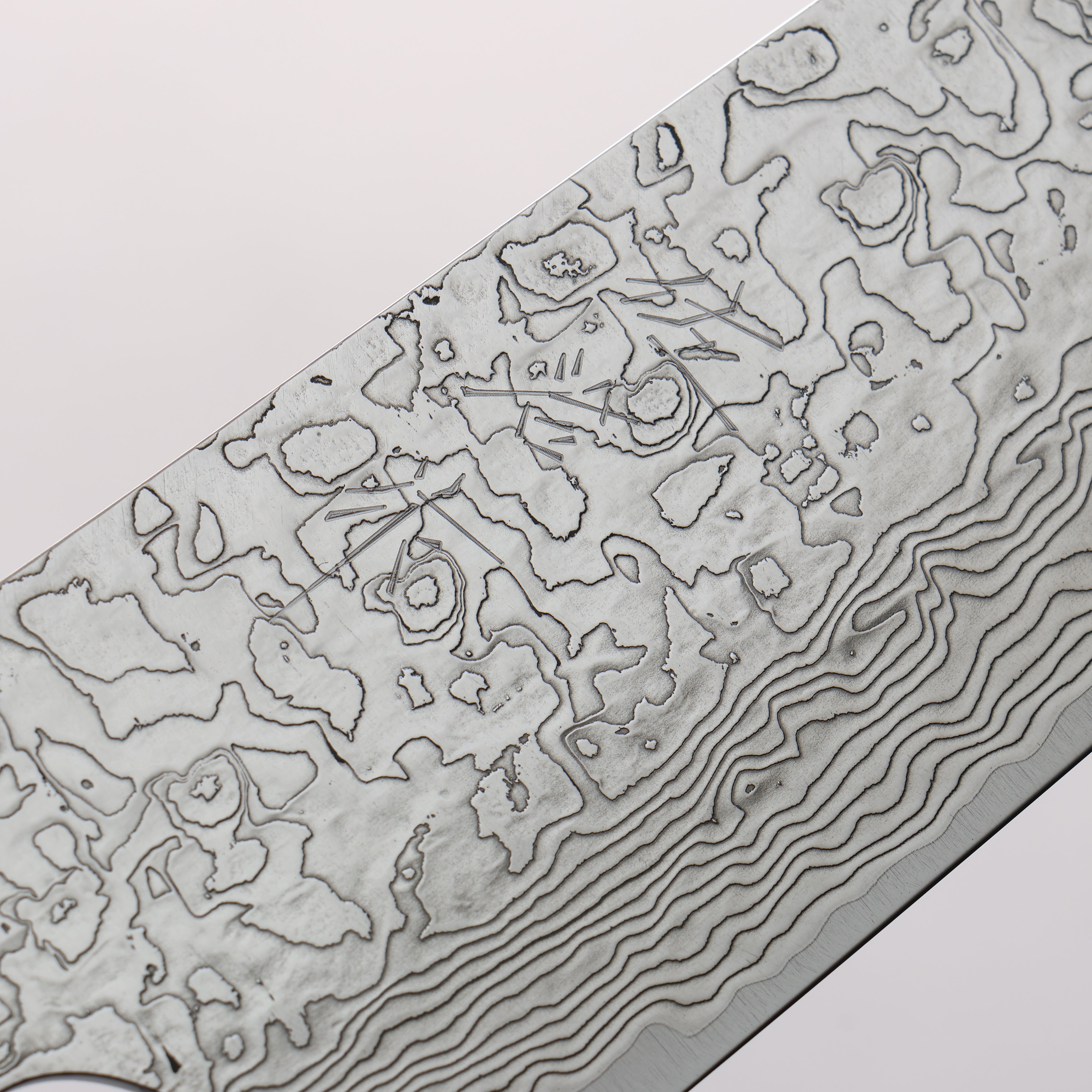 Takeshi Saji New Nomura Style SG2 Diamond Finish Damascus Gyuto 210mm Multi-Colored Combination Handle - Seisuke Knife
