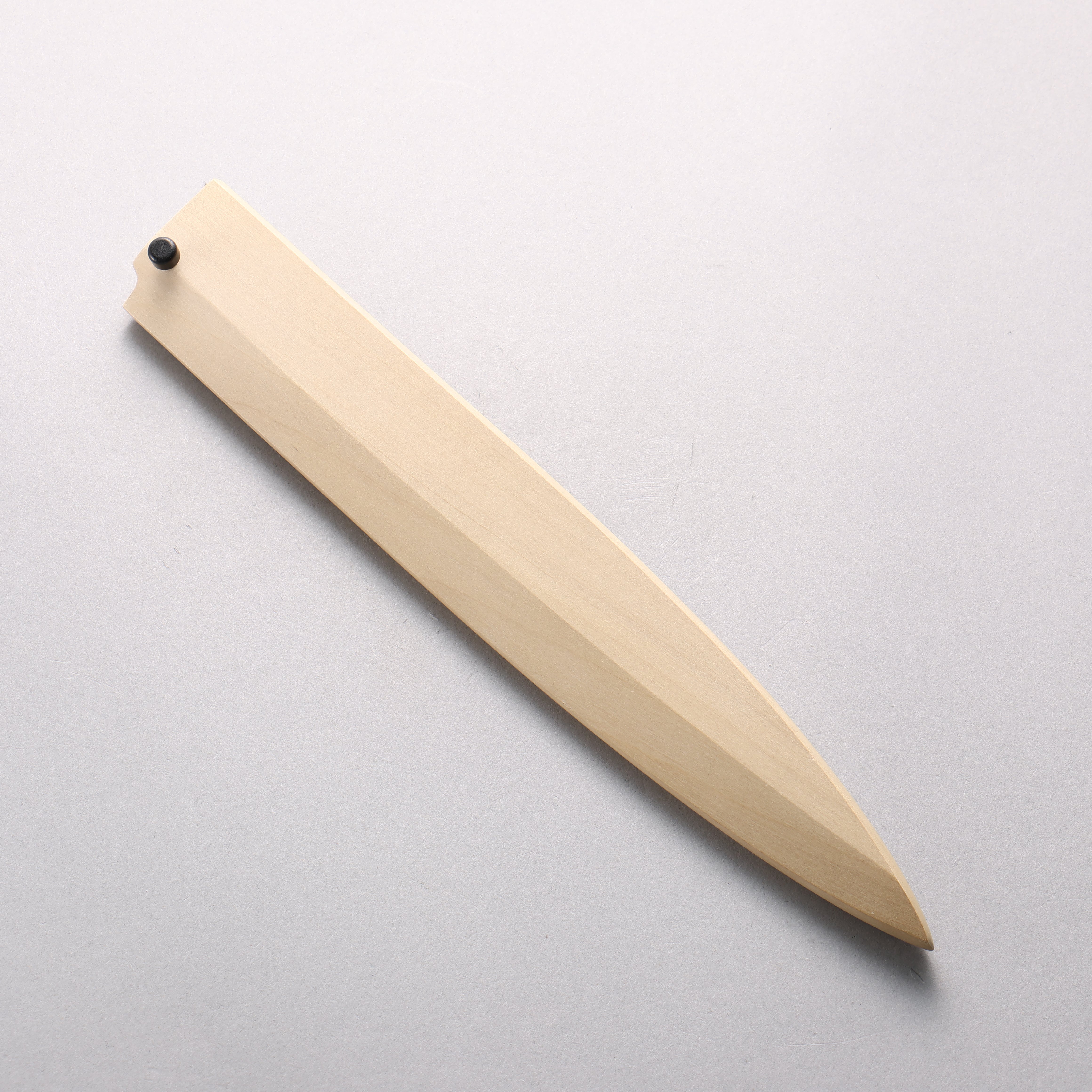 Tessen by Tanaka Tamahagane Mirrored Finish Yanagiba 240mm Ebony Wood Handle with Sheath - Seisuke Knife