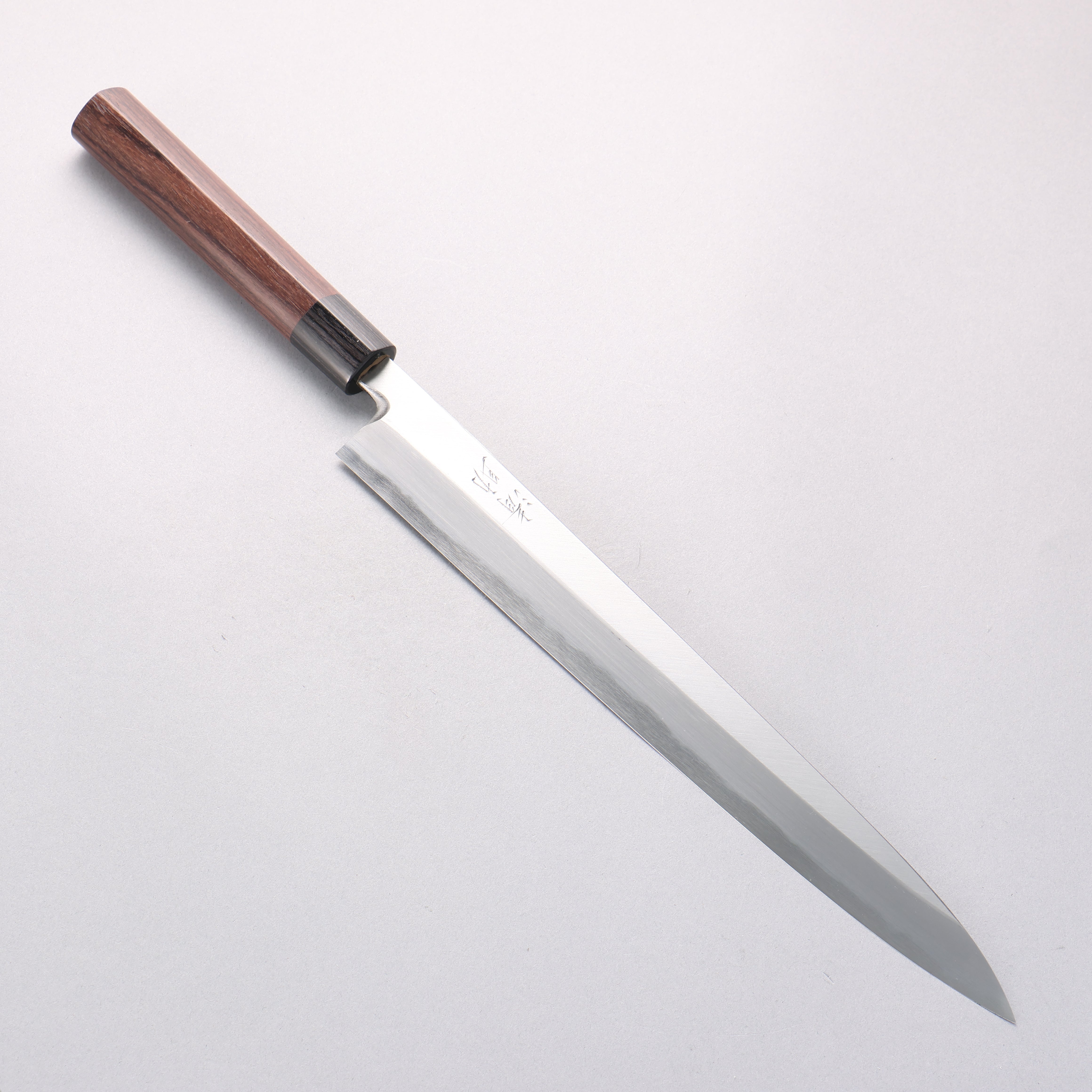 Seisuke Blue Steel Kasumitogi Yanagiba 300mm Rosewood Handle - Seisuke Knife