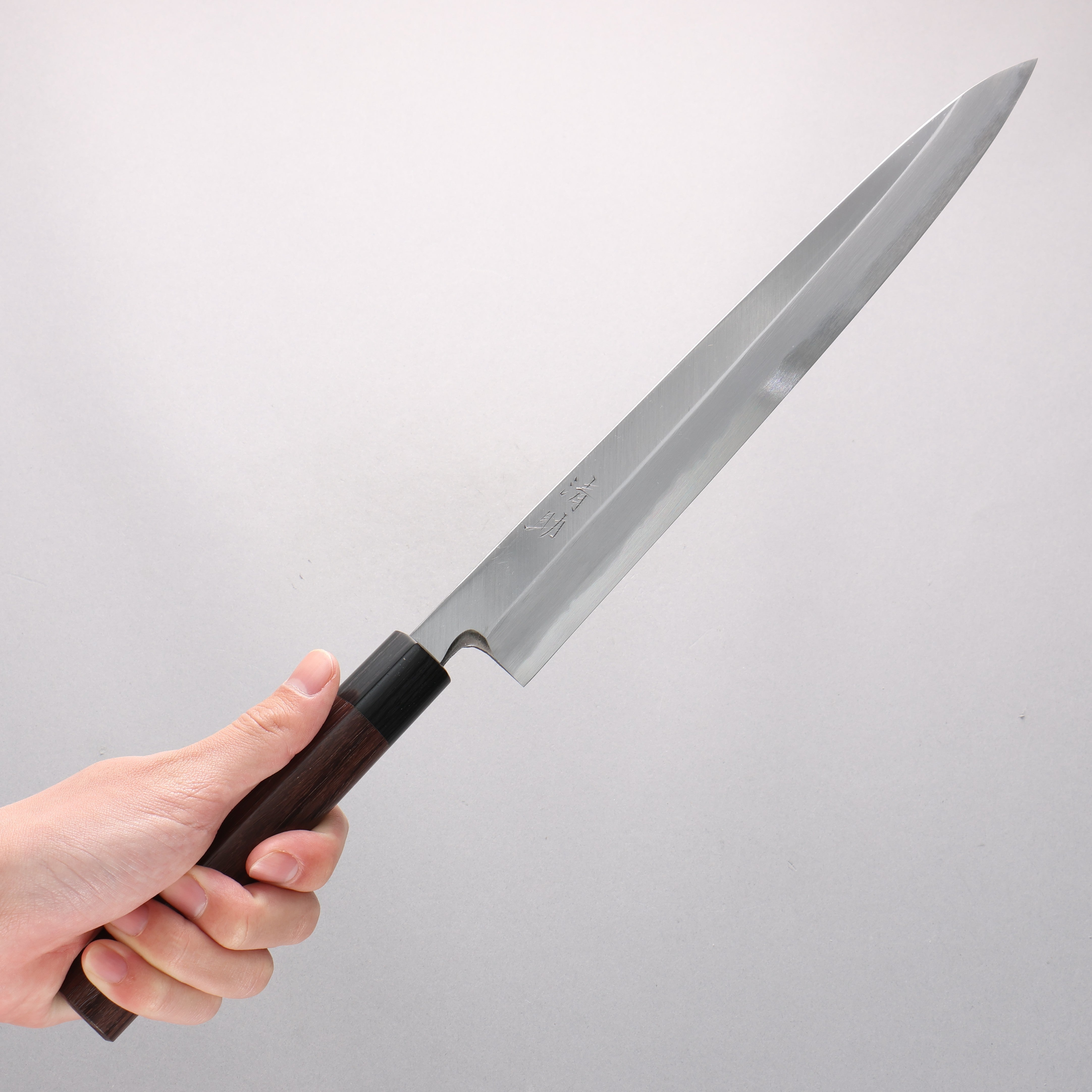 Seisuke Blue Steel Kasumitogi Yanagiba 300mm Rosewood Handle - Seisuke Knife